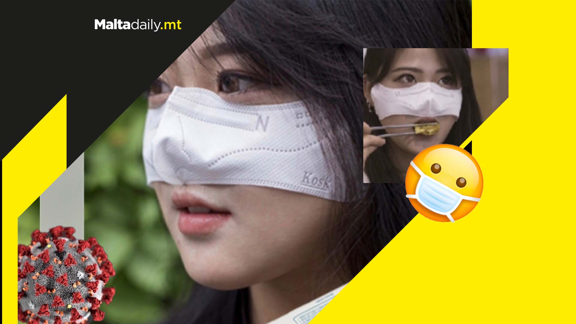 Mixed reactions for South Korea’s nose-only mask for safe eating