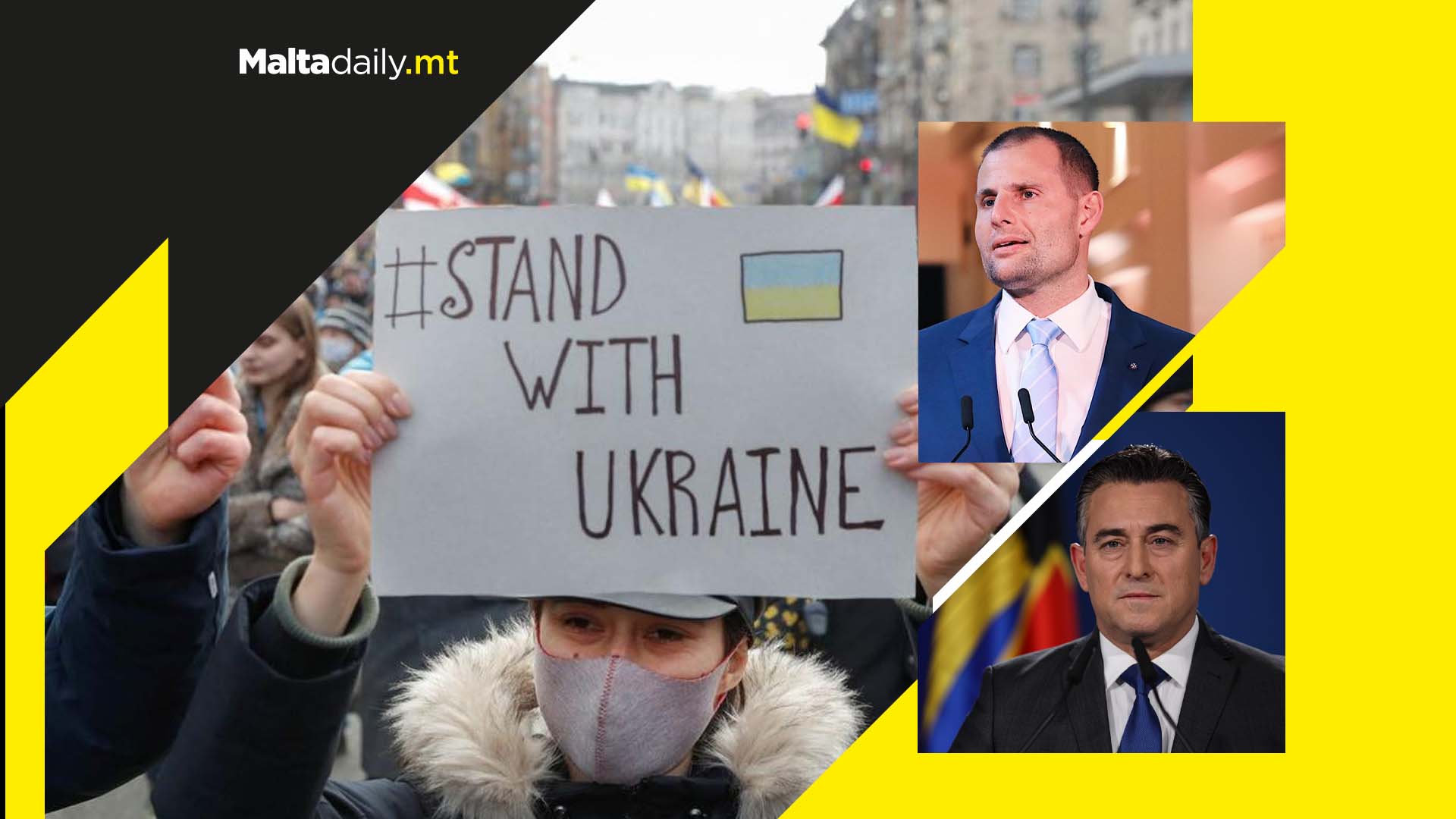 Robert Abela and Bernard Grech react to Ukrainian crisis