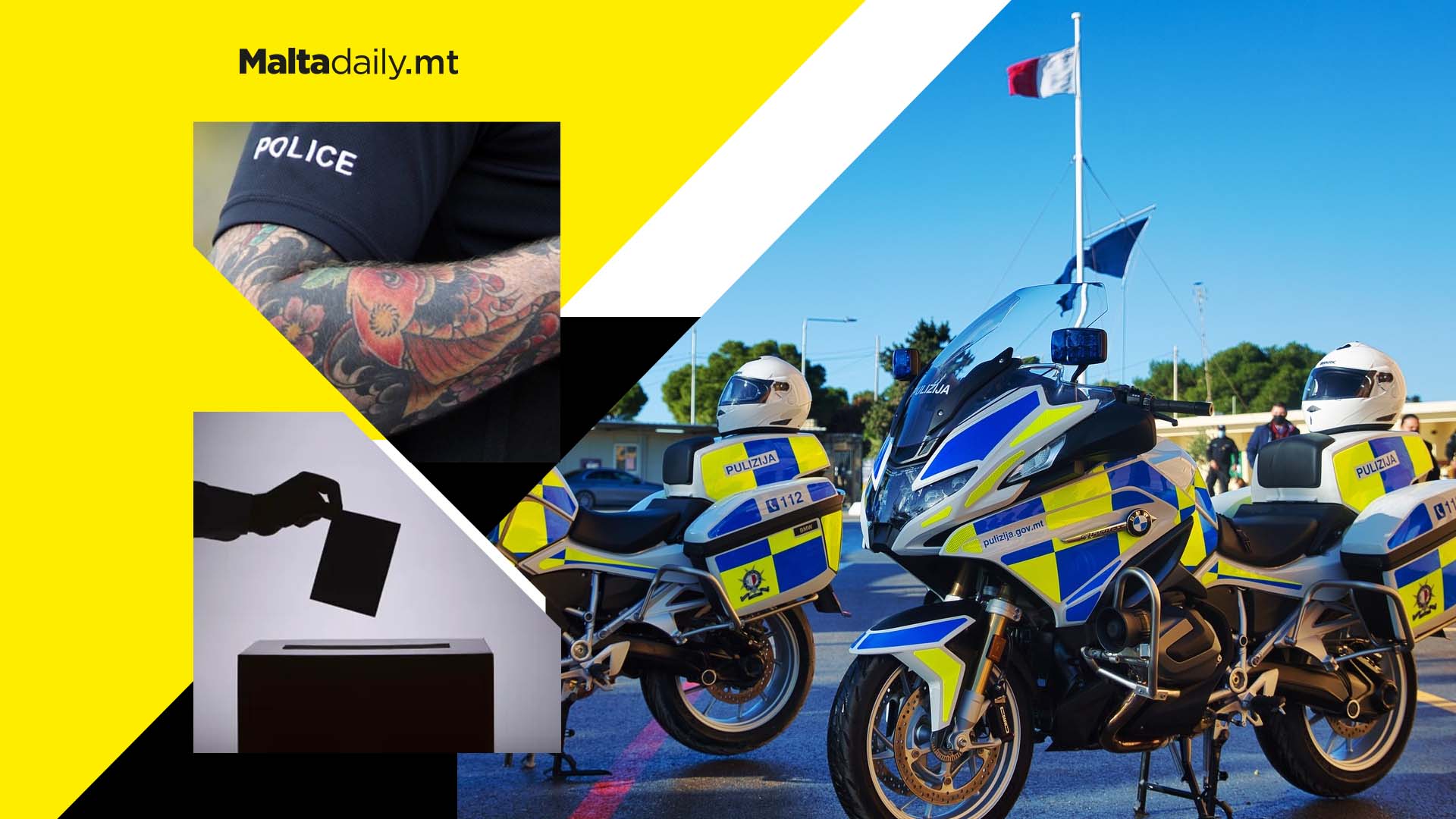 Tattoos and other proposals by Malta Police Union