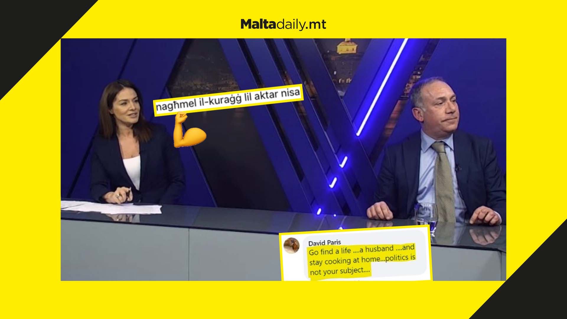 Miriam Dalli slams 'go find a husband & stay cooking at home' comments made on recent video