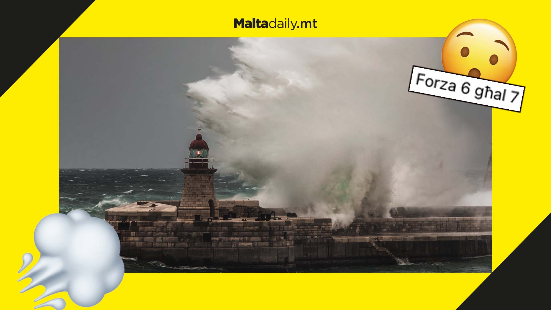 Warnings of strong Force 7 winds to hit Malta today