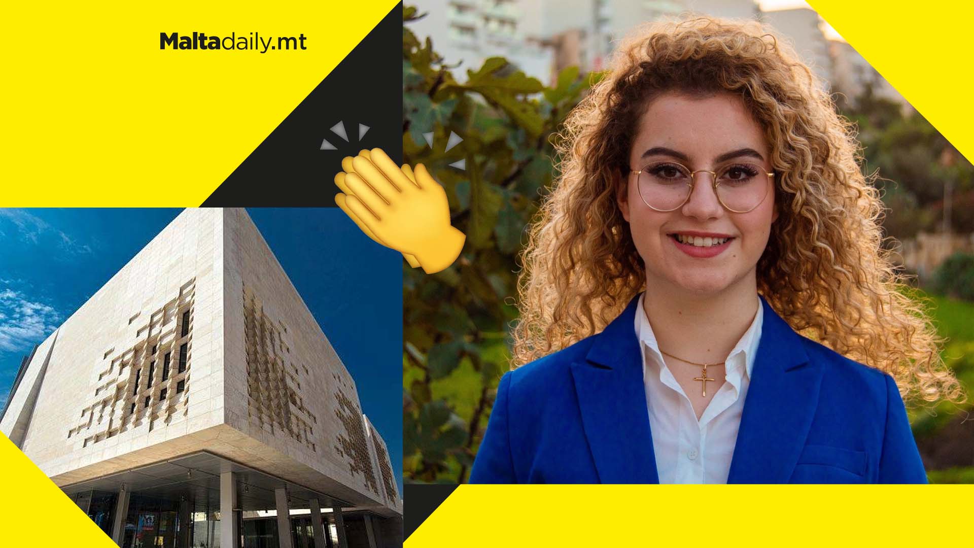 Eve Borg Bonello becomes Malta's youngest MP through Gender Quota Mechanism