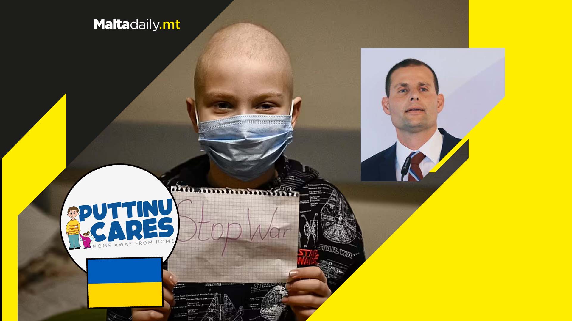 First Ukrainian child cancer patient due to arrive in Malta