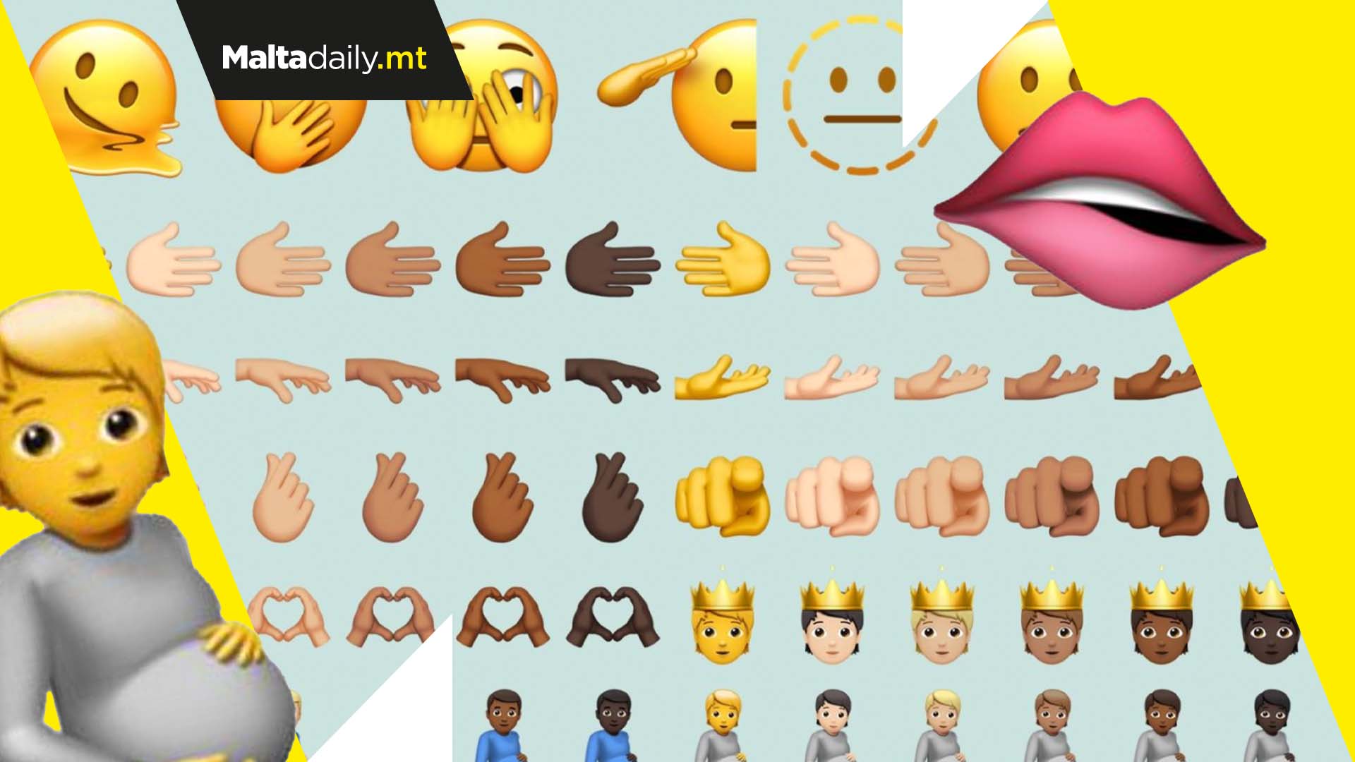 Melting face among 123 new and inclusive emojis added to iOS 15.4
