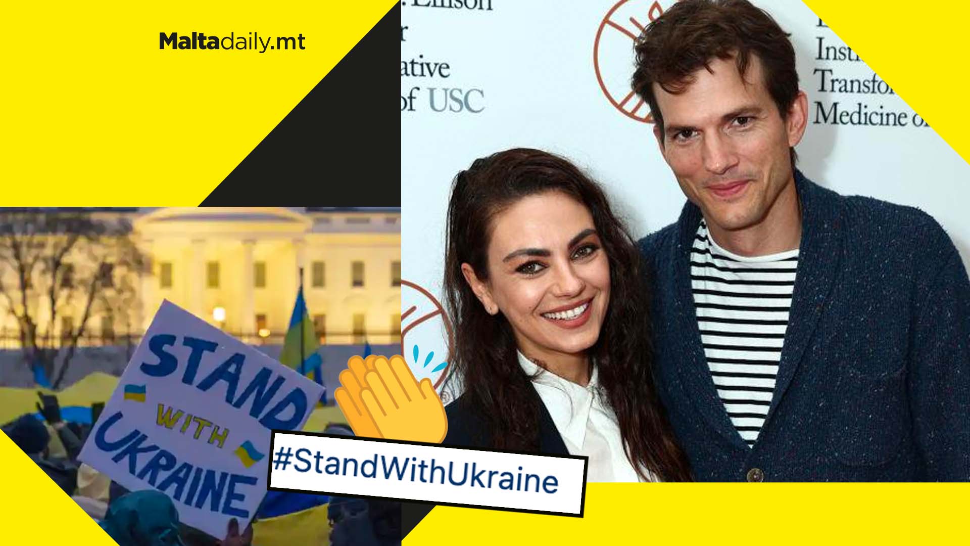 Mila Kunis and Ashton Kutcher to match $3 million in Ukrainian refugee donations