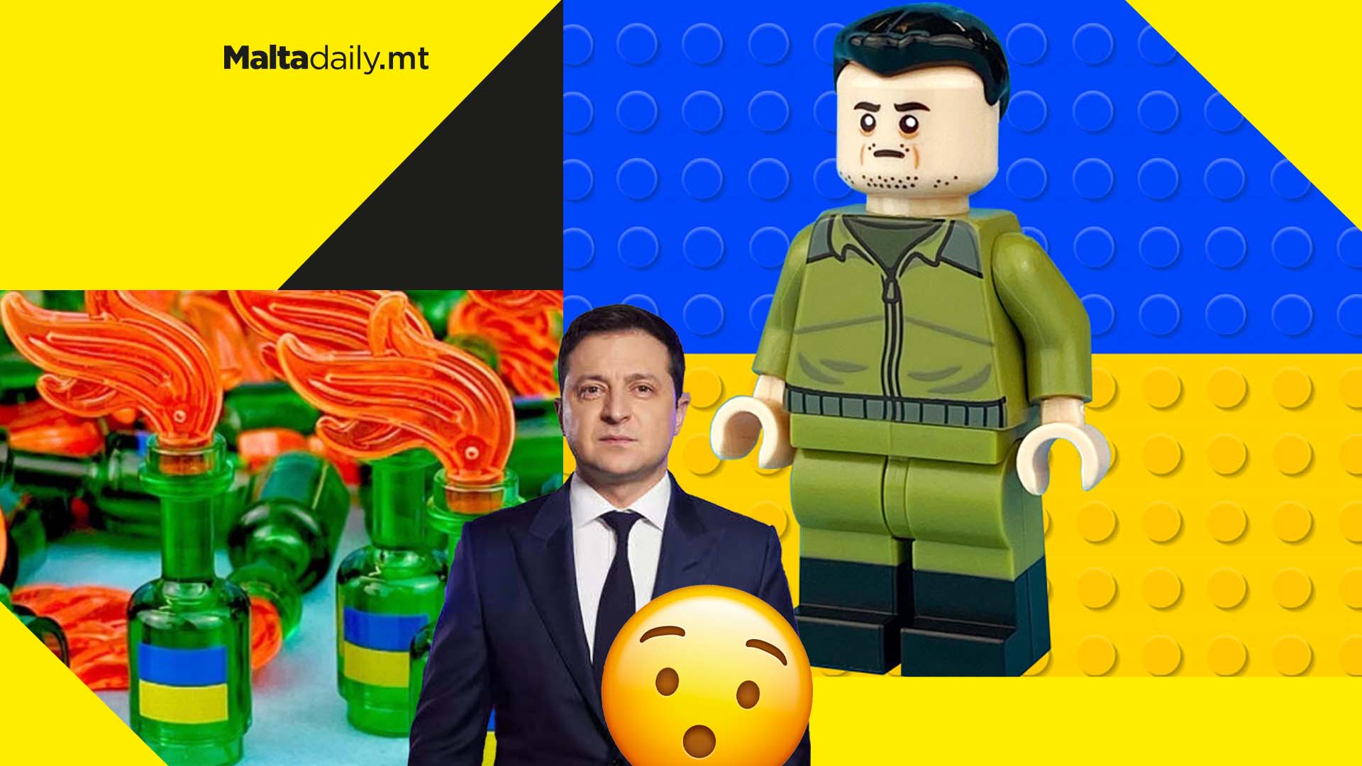 LEGO Zelenskyy and Ukrainian Molotov cocktails sell out