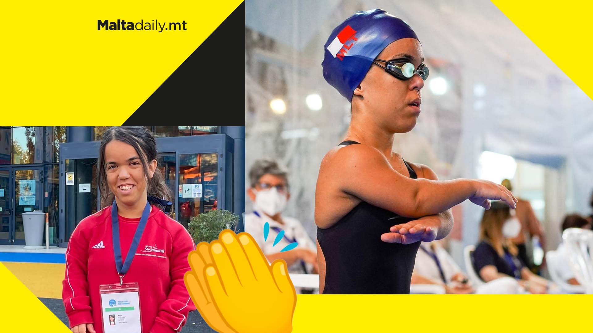 Maltese Paralympic swimmer places second in World Series amid personal bests