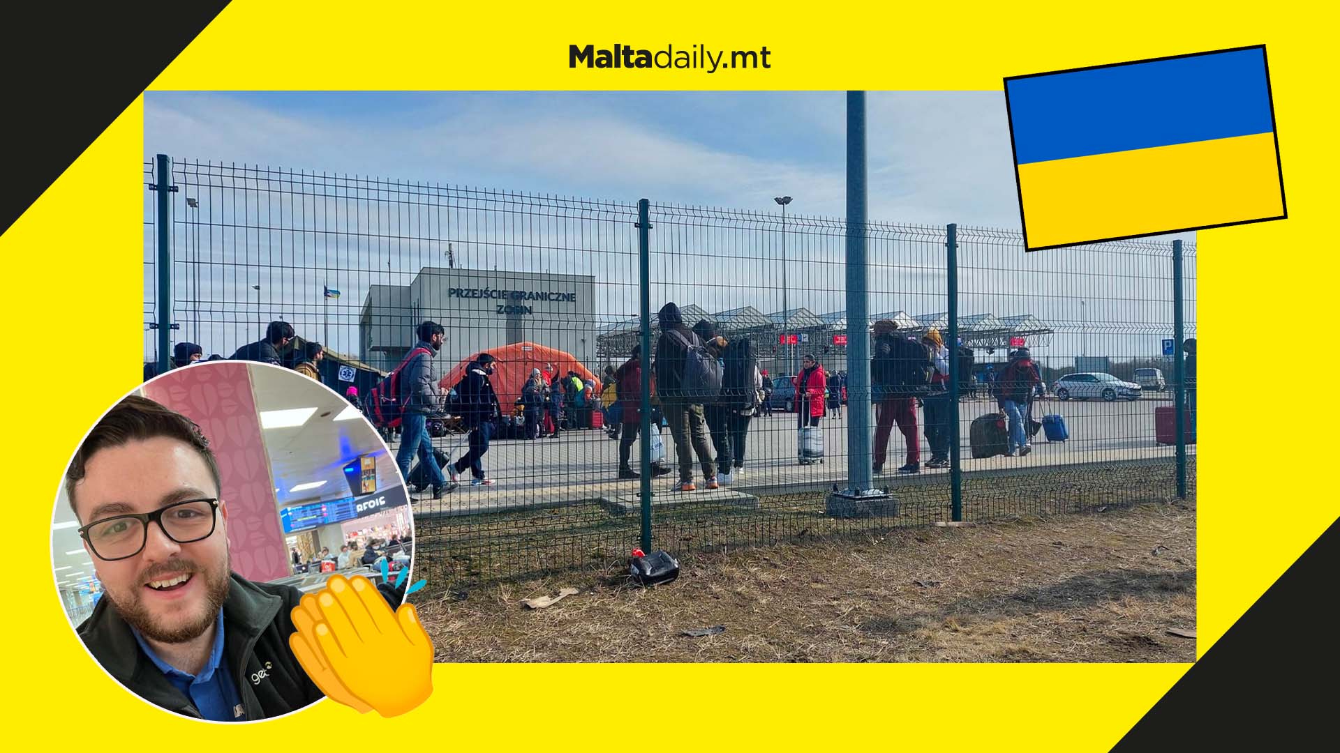 Maltese man travels to Polish border to help Ukrainian refugees