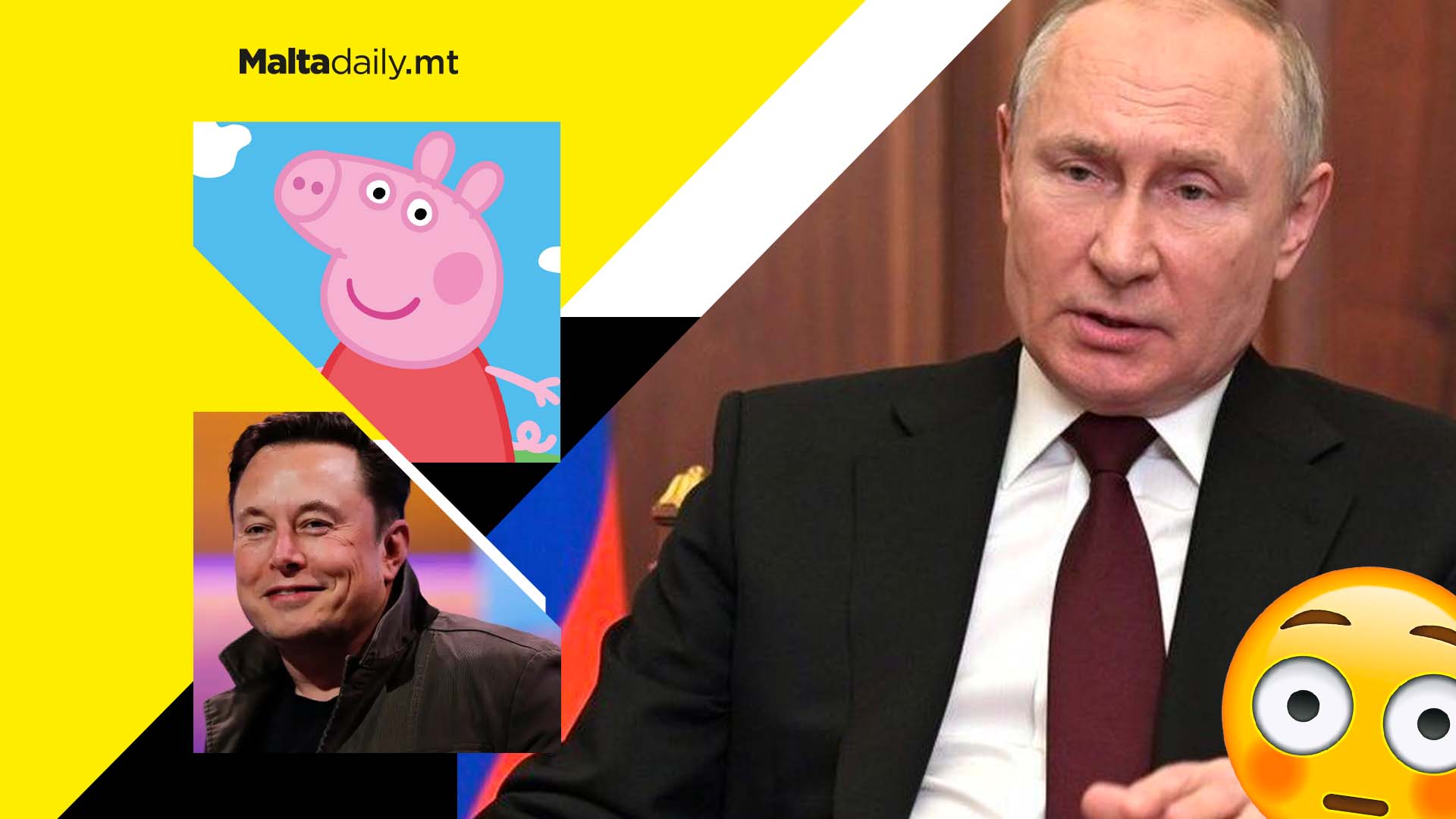 Russia sanctions Peppa Pig as Elon Musk challenges Putin for duel