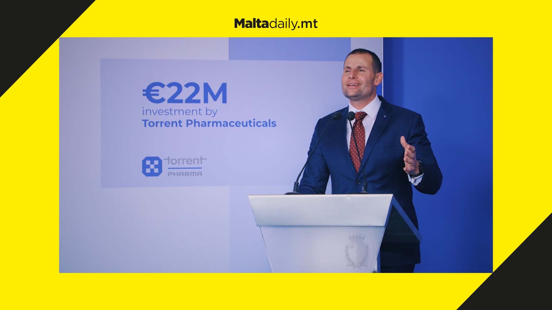 €22 million investment to build pharmaceutical facility in Malta