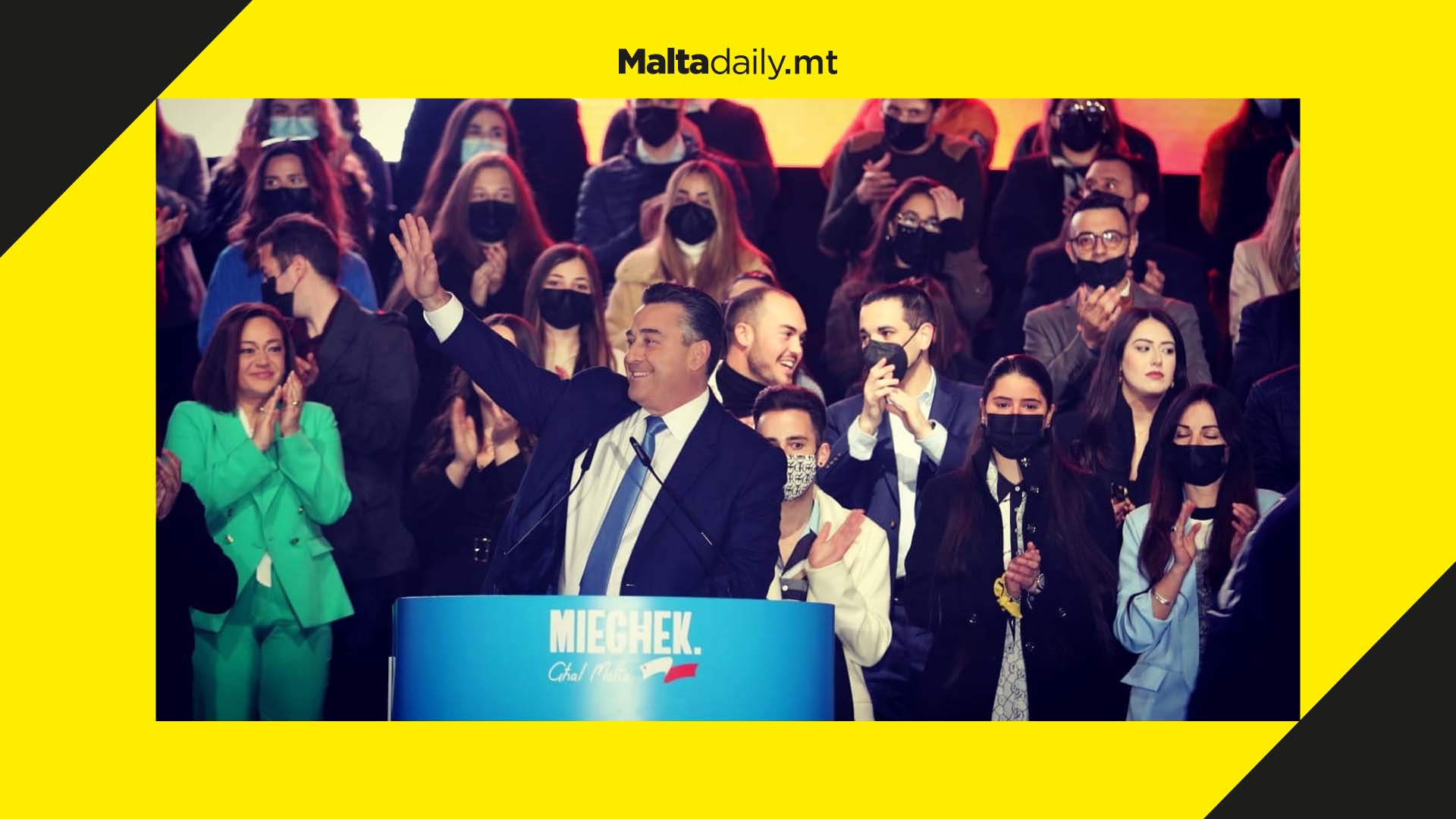 "Saturday is a test for the PN and the Maltese people"; Bernard Grech addresses PN rally
