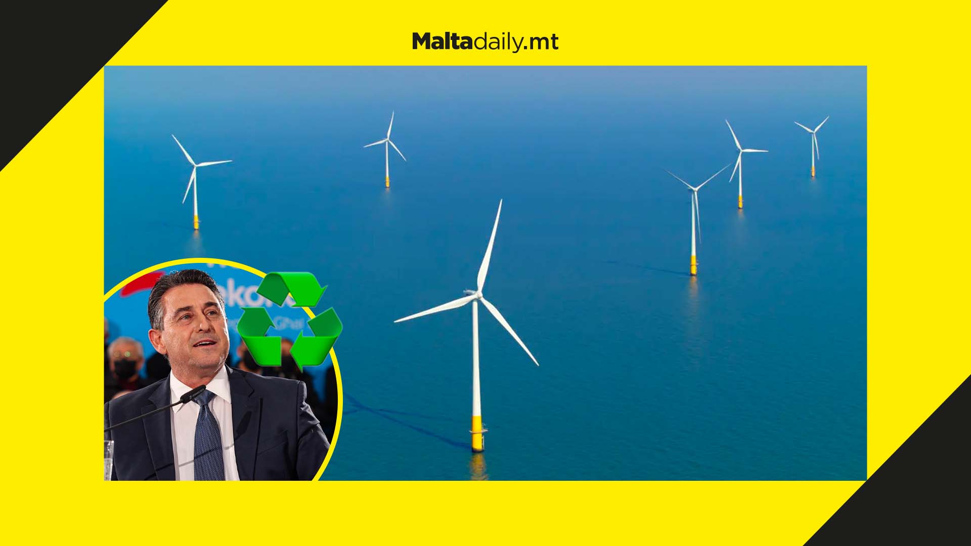 Nationalist government will increase renewable energy via offshore wind power, Grech says