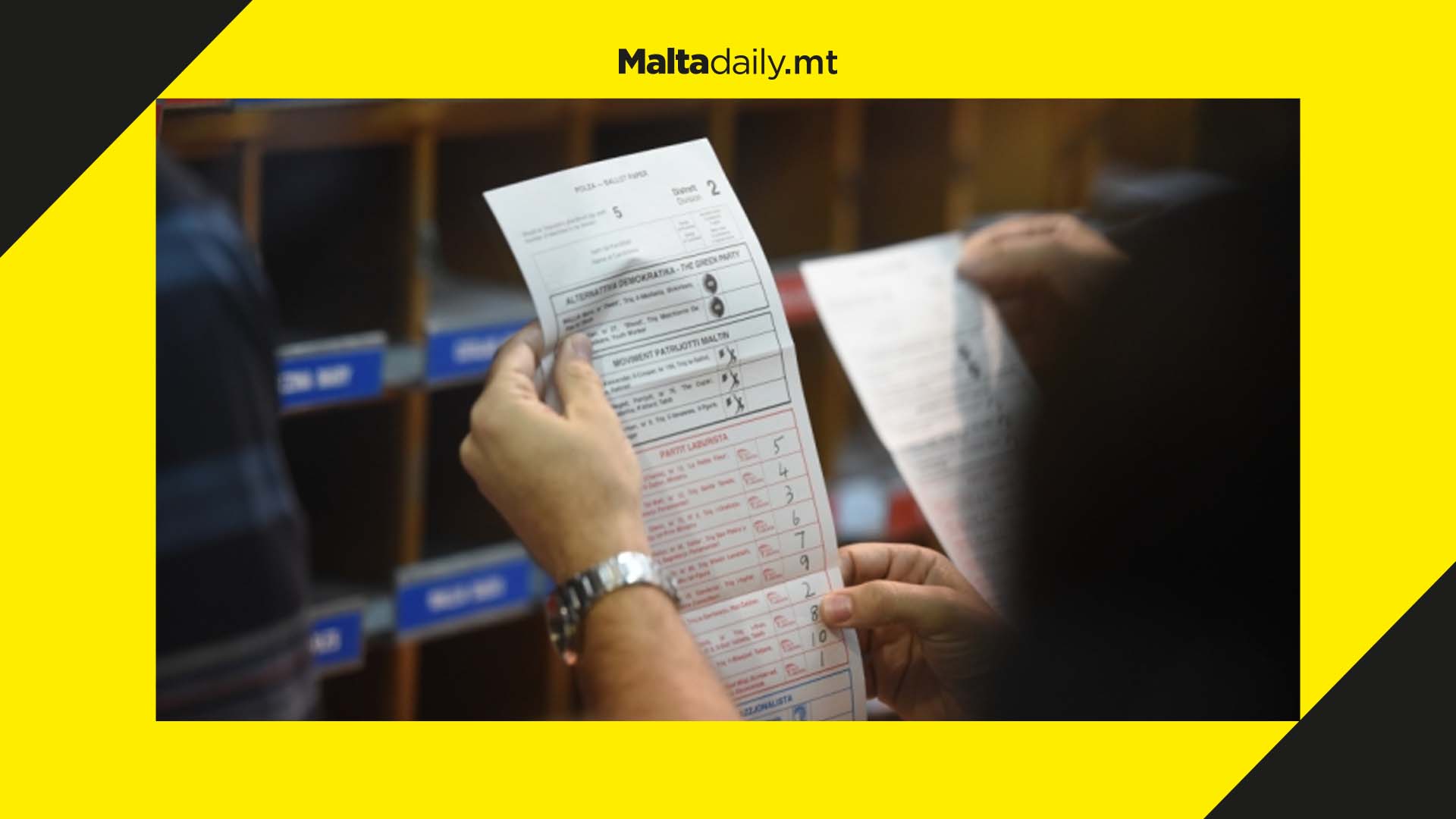 Votes can be picked up from Naxxar or Rabat, Ghawdex today