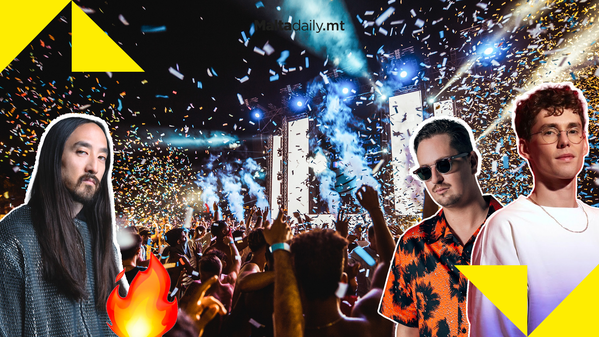 DJ line-up reveal for World Club Dome Malta including Steve Aoki, Lost Frequencies & more