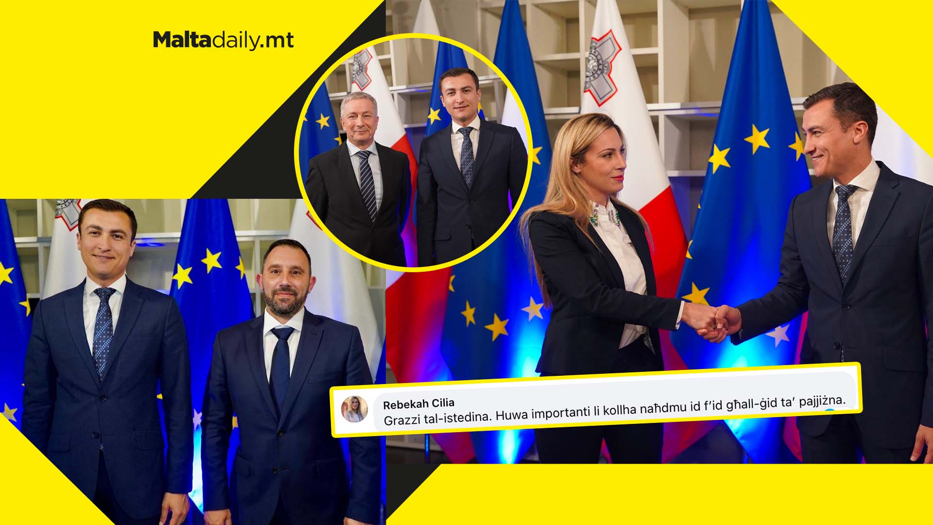 Minister Silvio Schembri meets with PN shadow ministers responsible of his portfolio