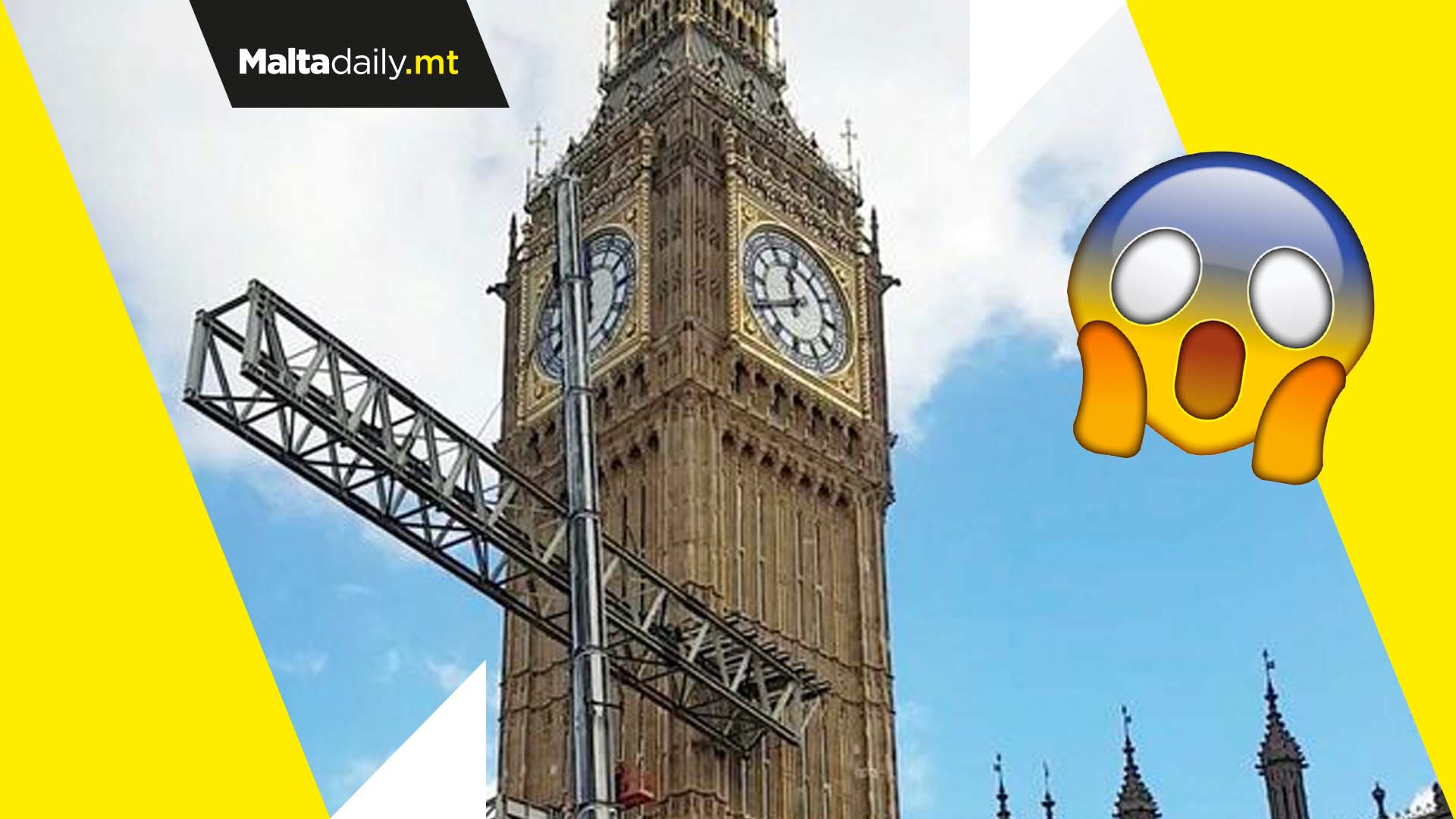 Scaffolding smashes into Big Ben days after £80 million makeover