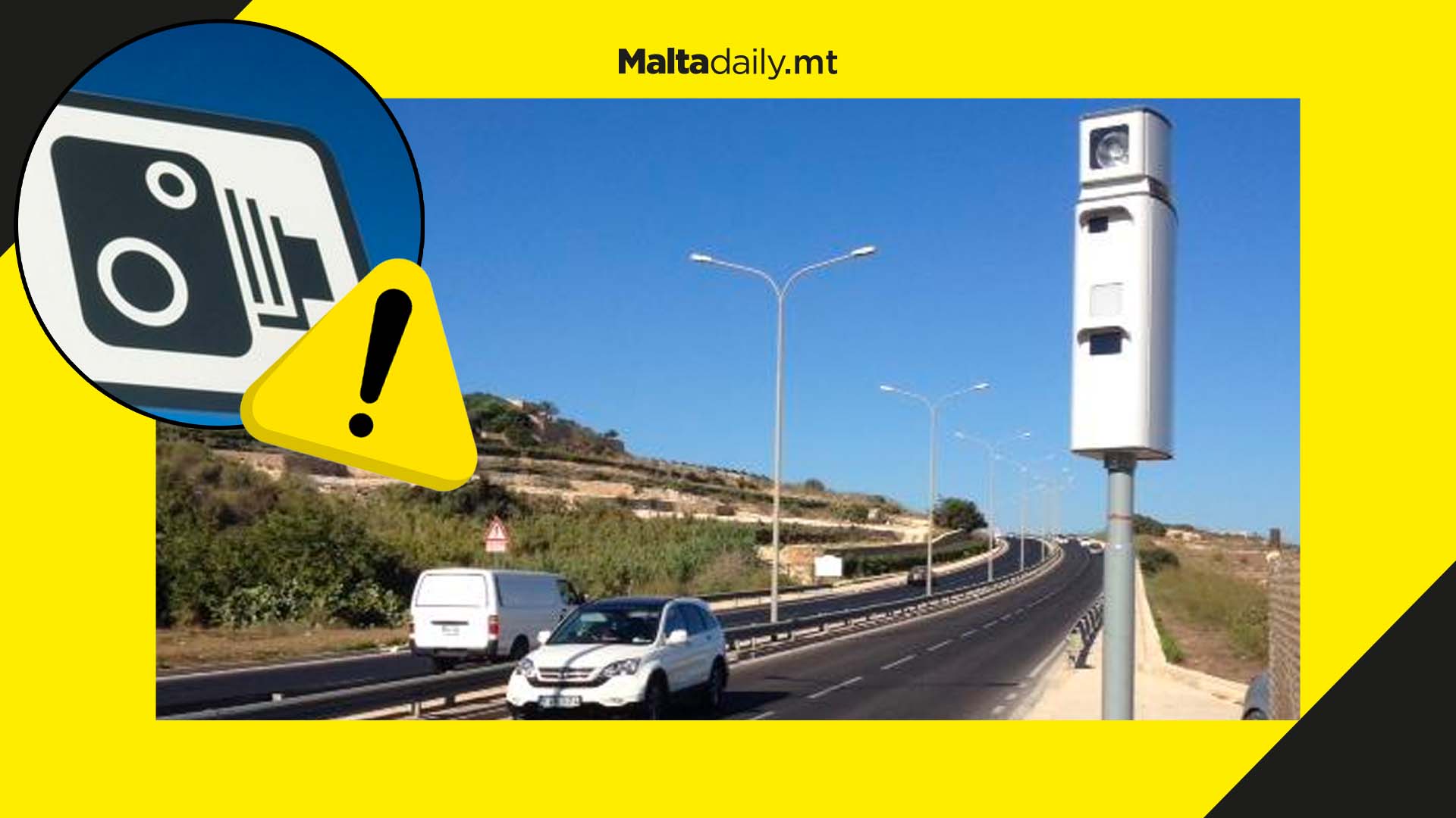 Two new speed cameras for Malta’s Coast Road