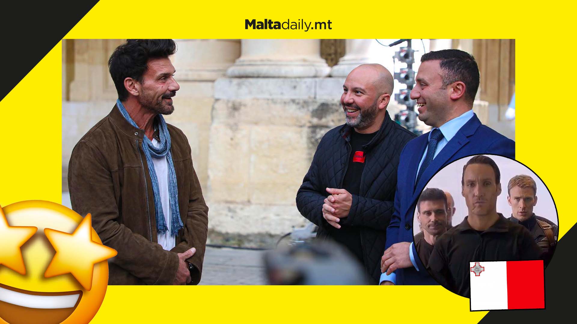 Exclusive: Marvel actor Frank Grillo in Malta filming new movie