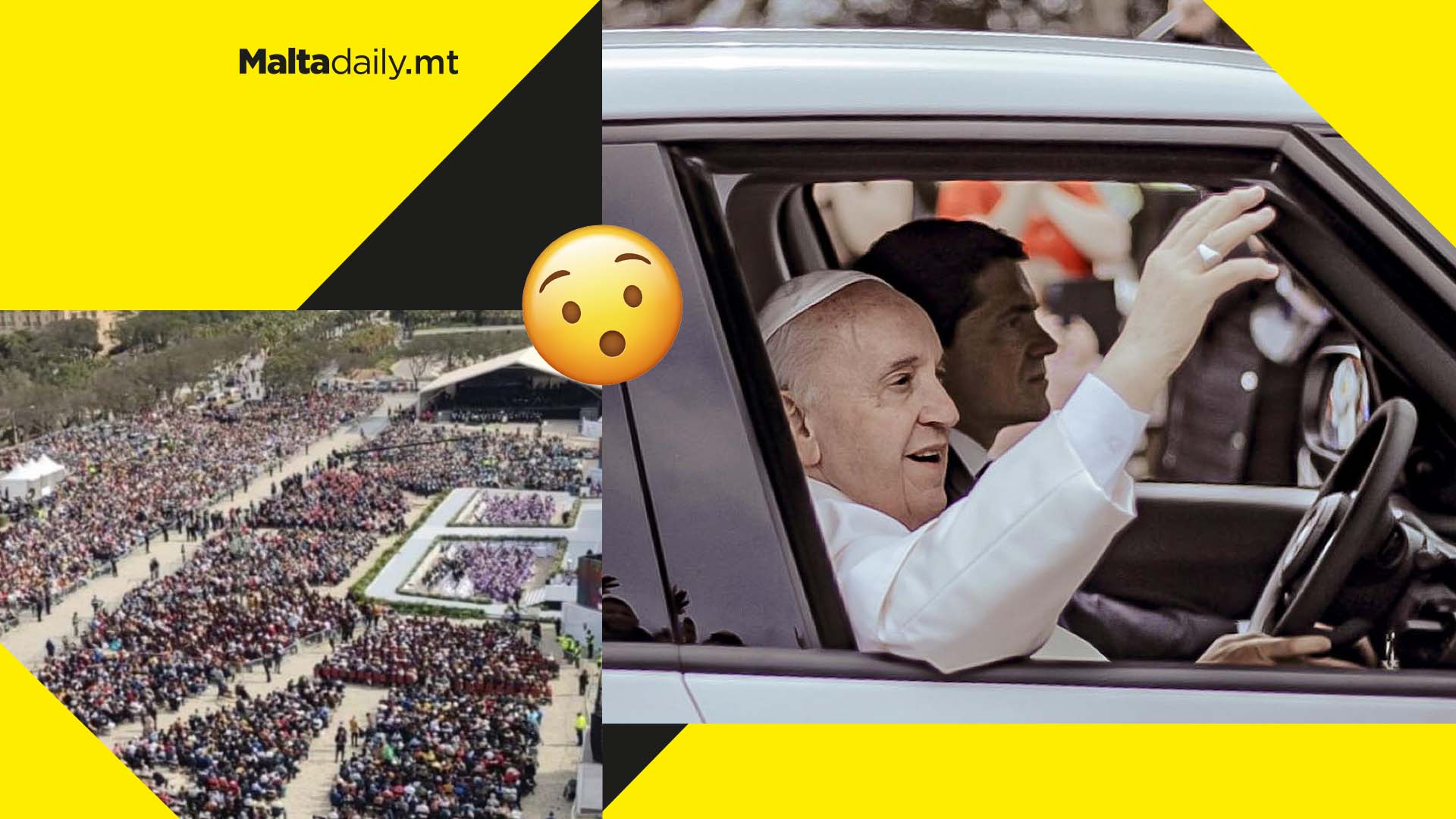 550,000 people watched live Pope visit broadcast