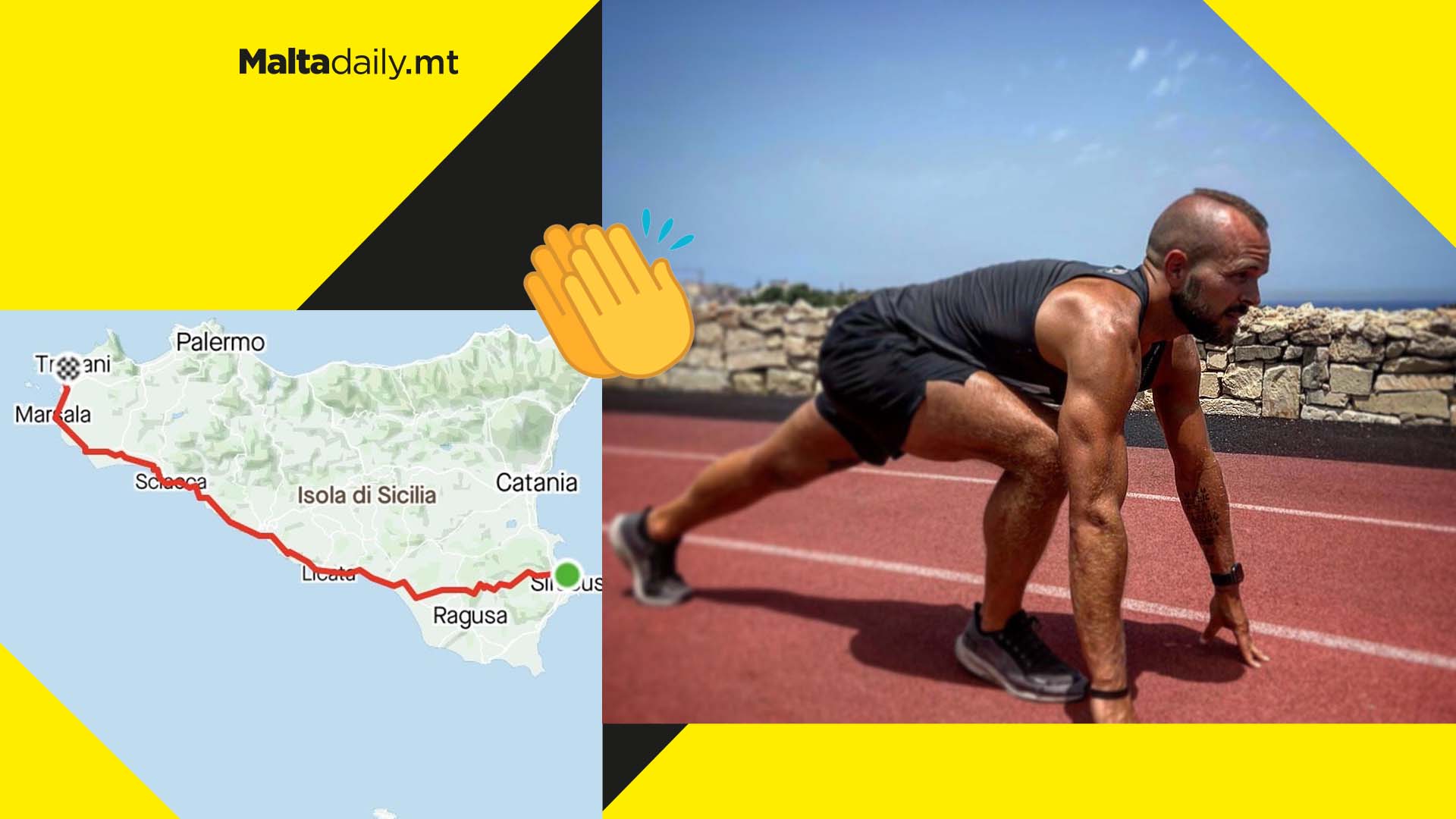 Steve Sammut Nurminen to run across Sicily to raise mental health awareness