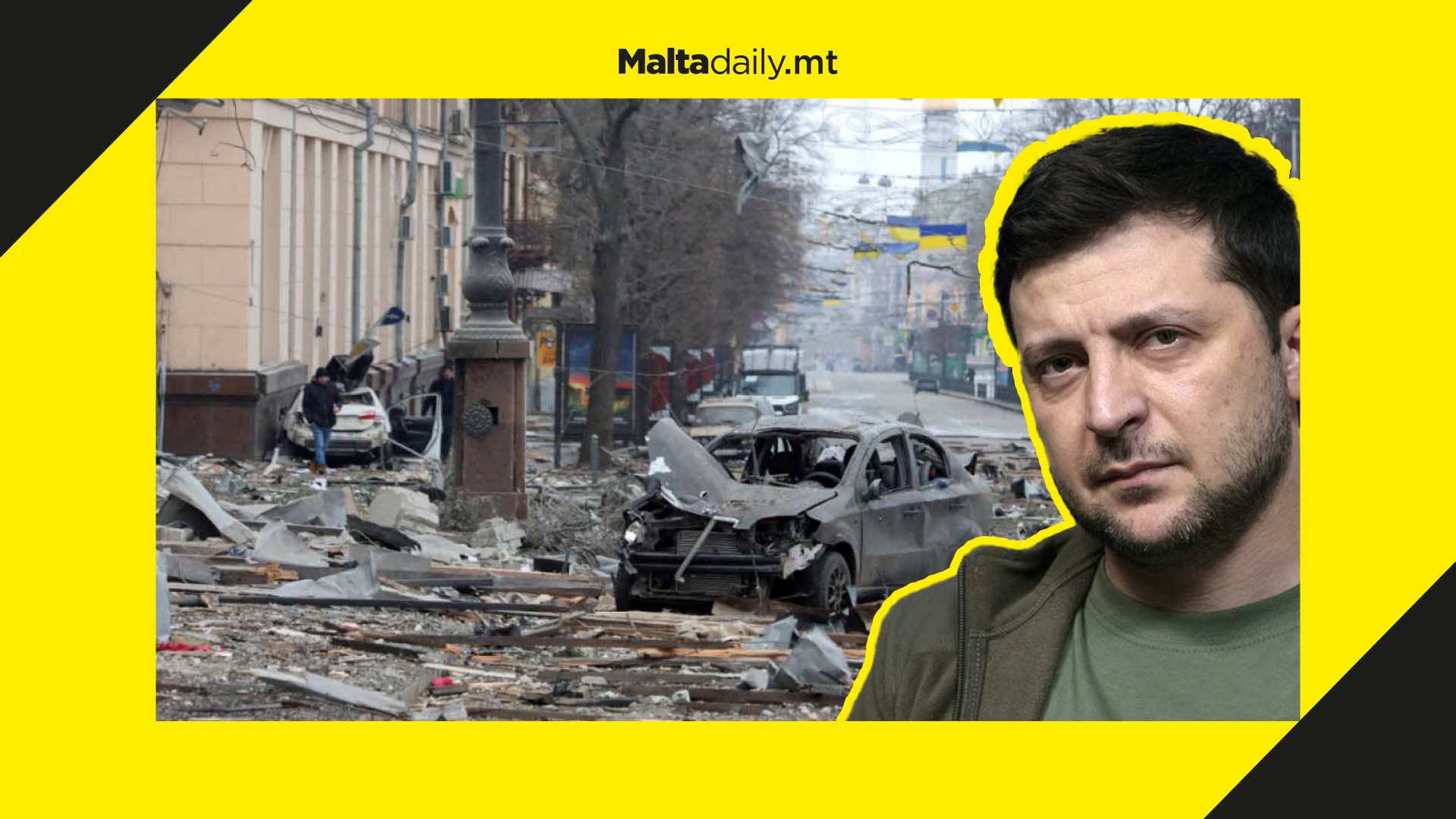 "This war has left $600 billion in damages", says Volodymyr Zelenskyy