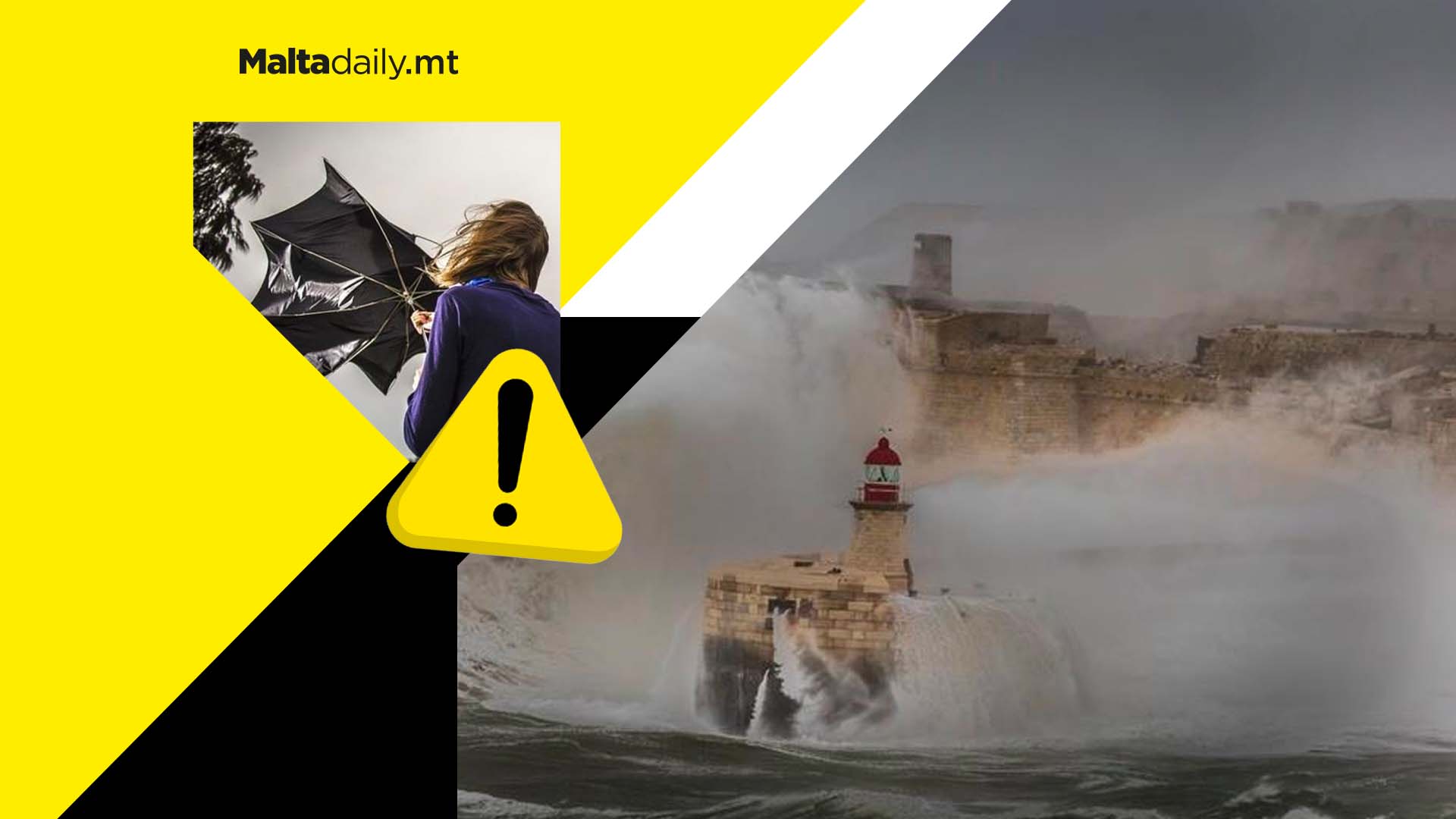 Strong winds to persist as Malta issues weather warnings