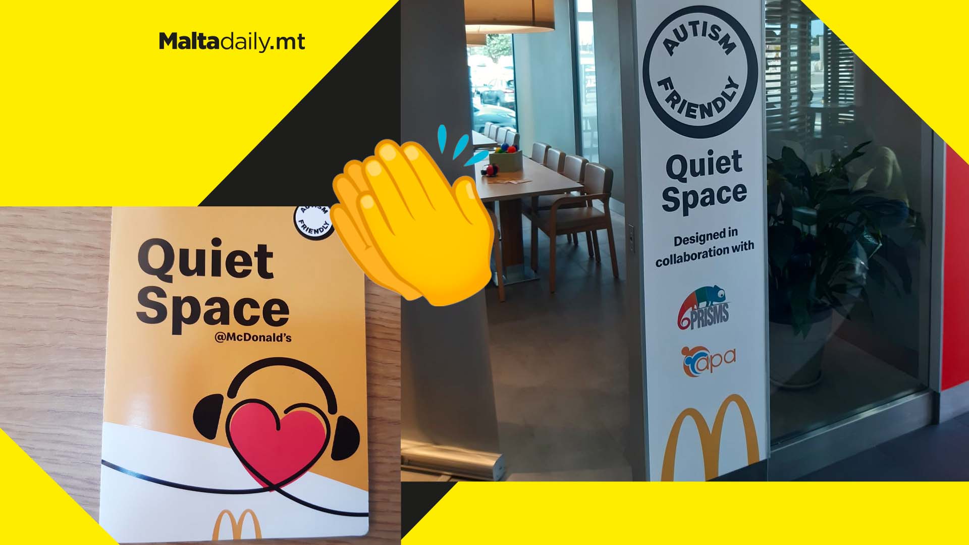 McDonald’s Luqa first restaurant with Autism-Friendly quiet room