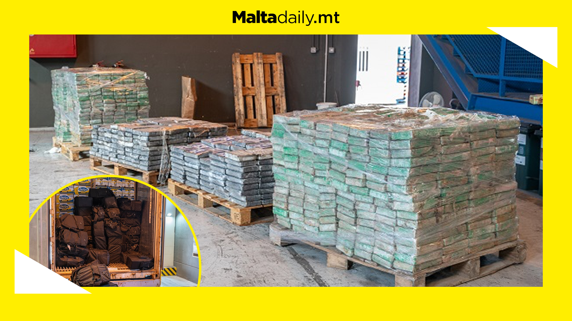 Record breaking 1.494 tonnes of cocaine intercepted by Customs Malta at the Freeport