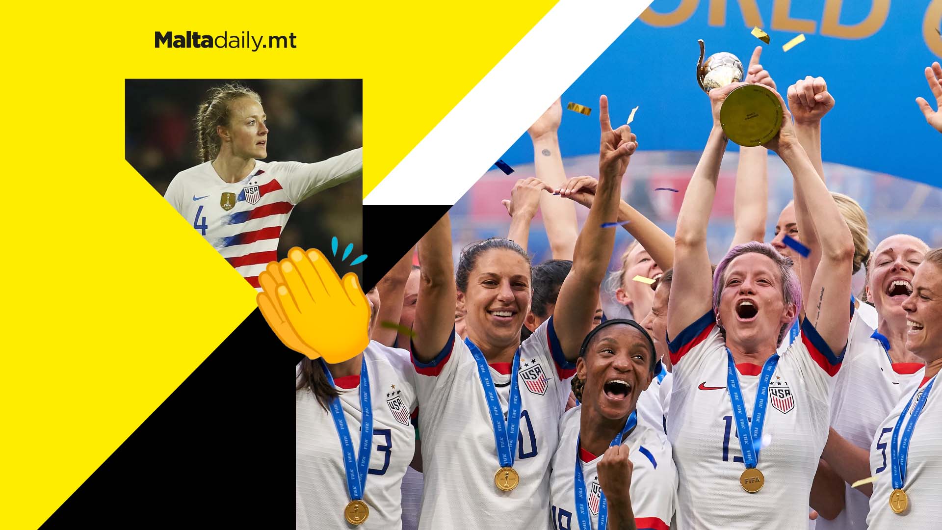 US women’s soccer teams to receive equal pay as men