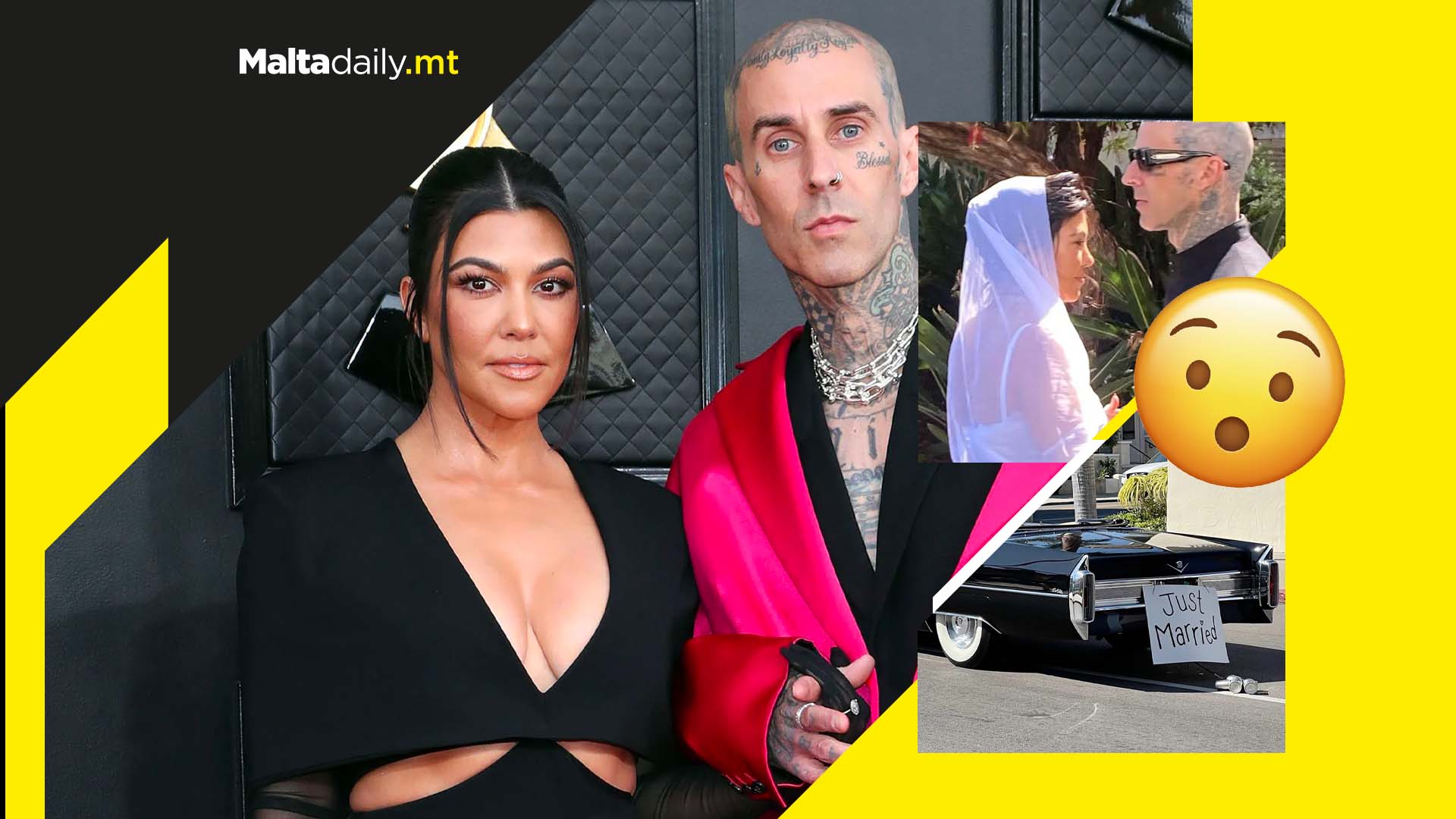 Kourtney Kardashian and Travis Barker are officially legally married