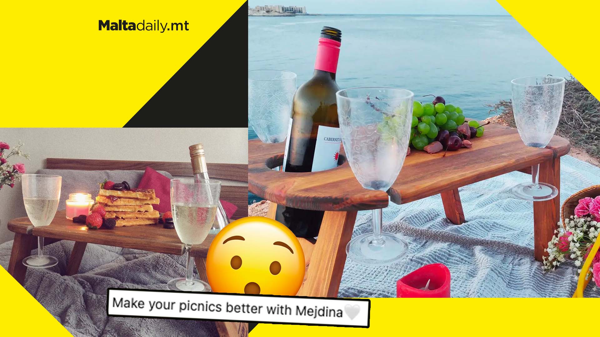 Mejdina: the must-have portable table for summer 2022