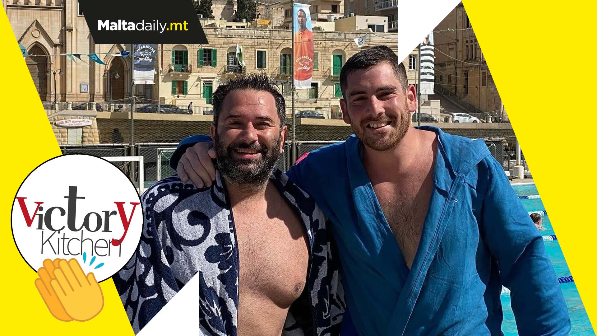 24-hour charity swim this weekend by Victory Kitchen founders