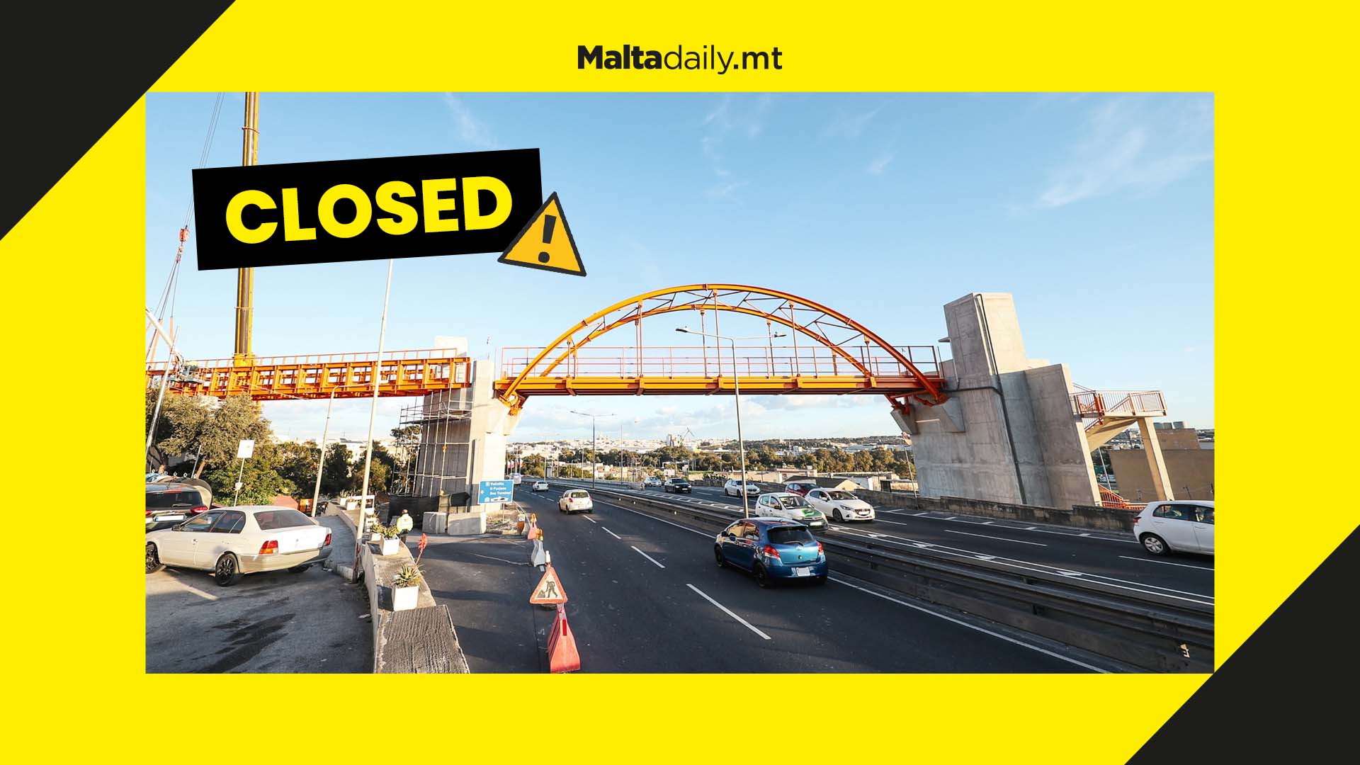Marsa-Valletta to be closed for 24 hours, Infrastructure Malta announce