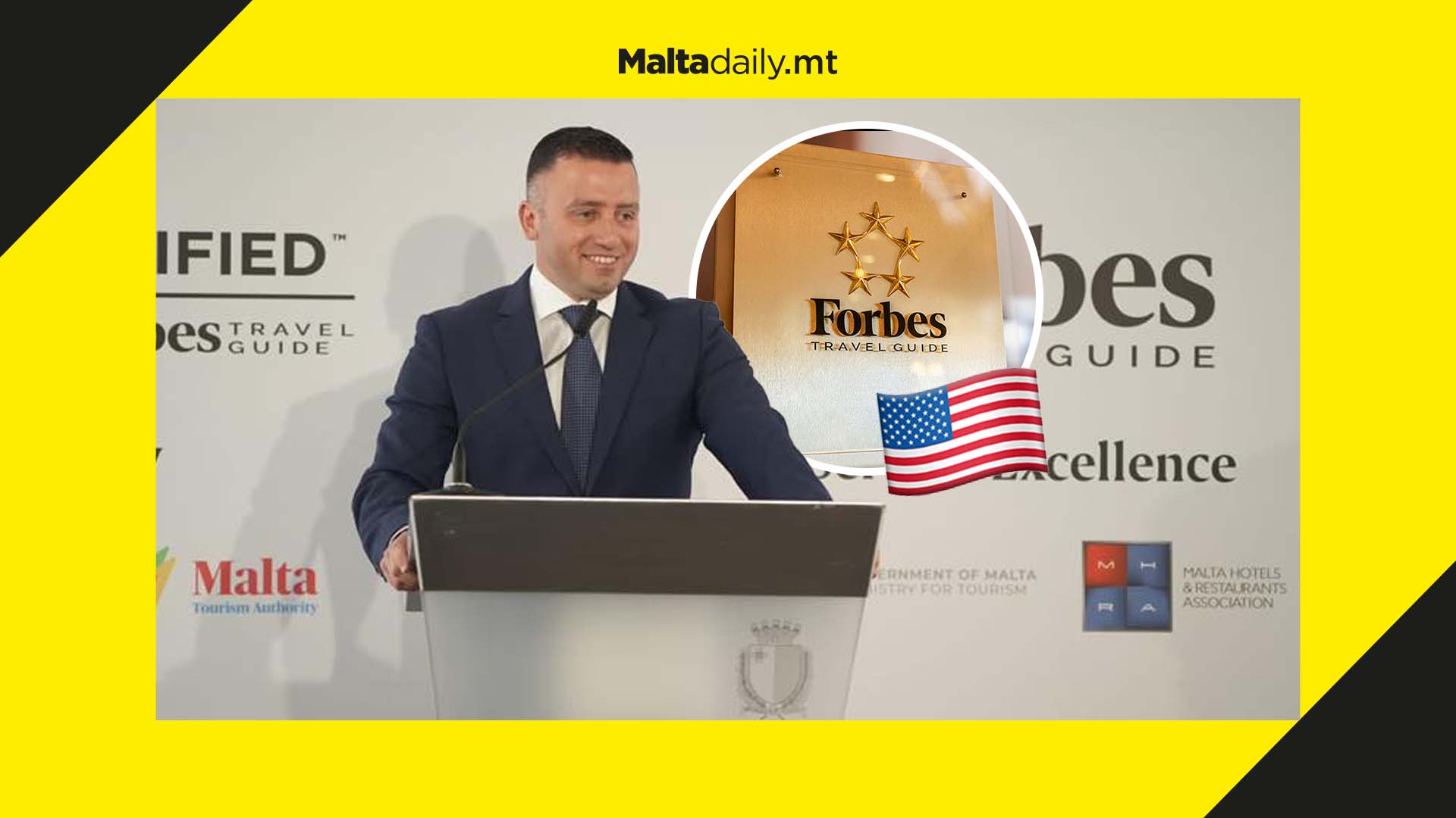 Malta first in Europe certified by Forbes Travel Guide; potential to bring American tourists