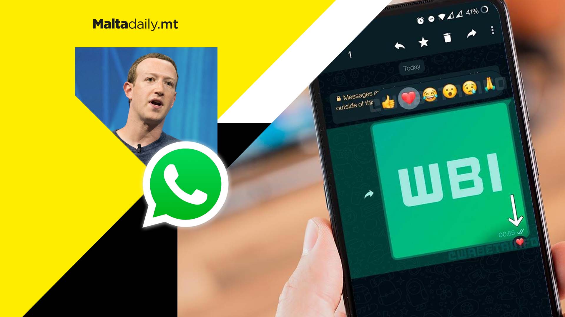 WhatsApp message reactions to launch today reveals Zuckerberg