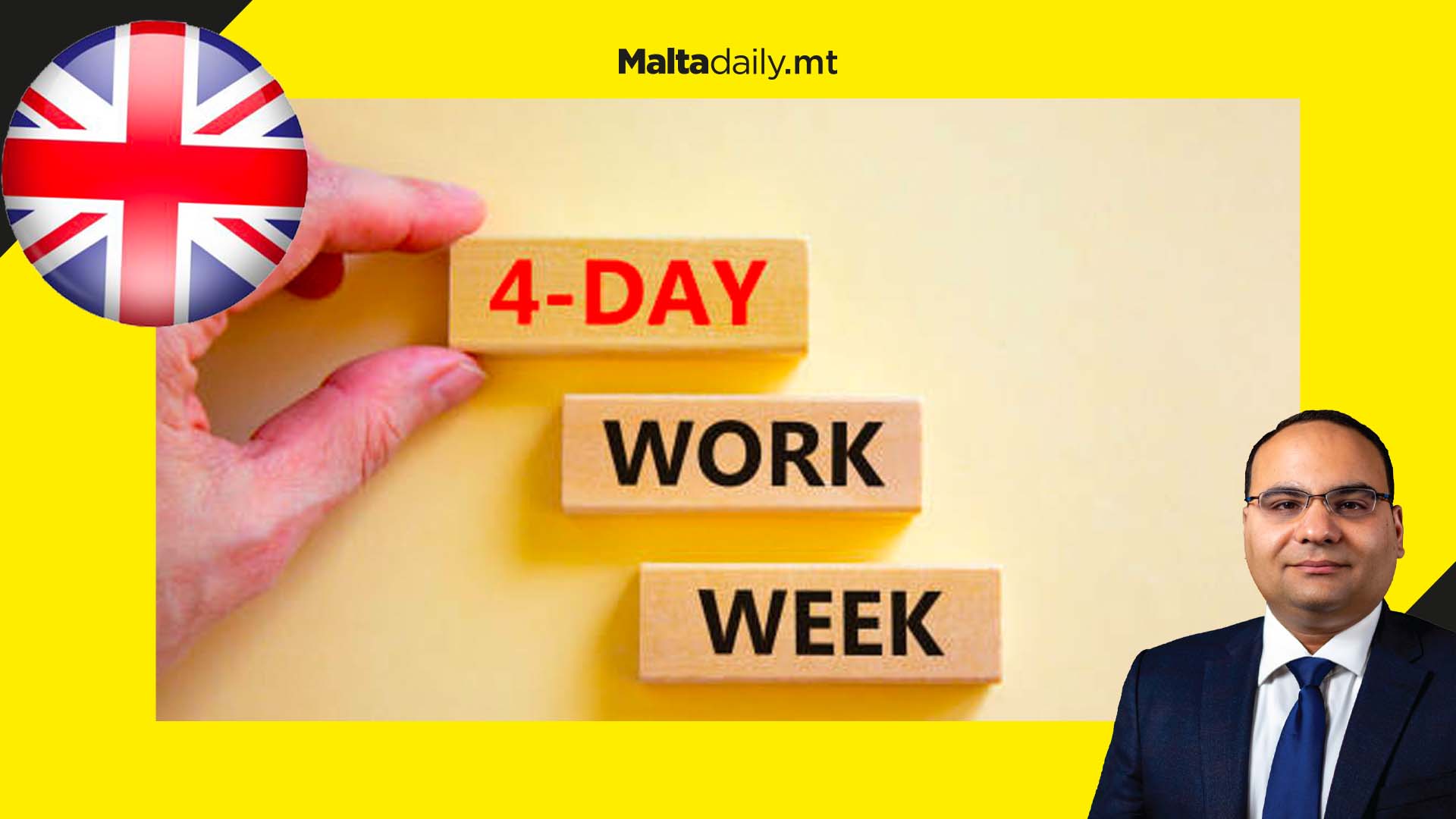 Many UK companies trialing 4 day work week next month… Malta still not ready