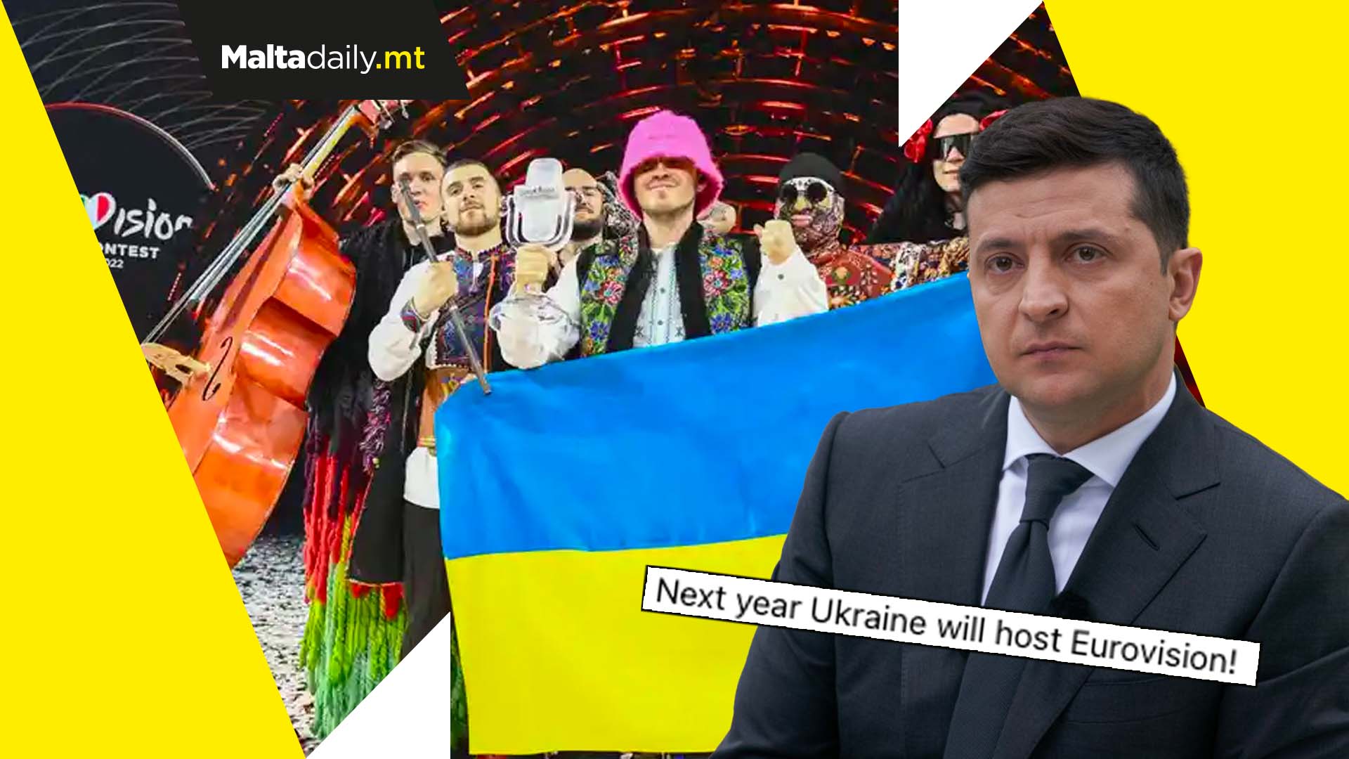 Ukraine will host the Eurovision confirms President Zelenskyy