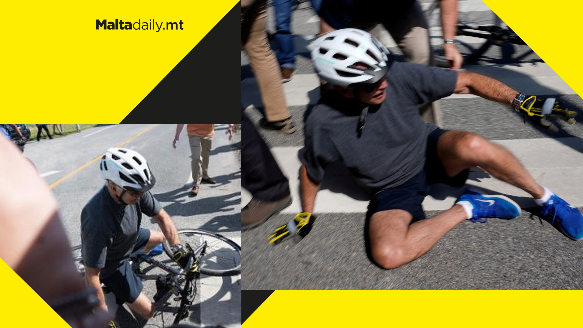U.S. President Joe Biden in good health after falling off bicycle