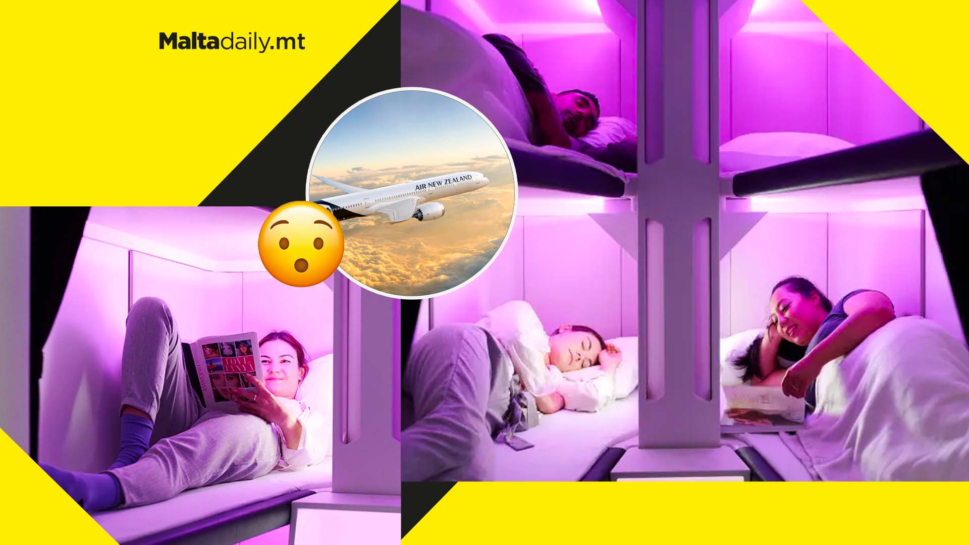 You might soon start sleeping in bunkbeds on long haul flights