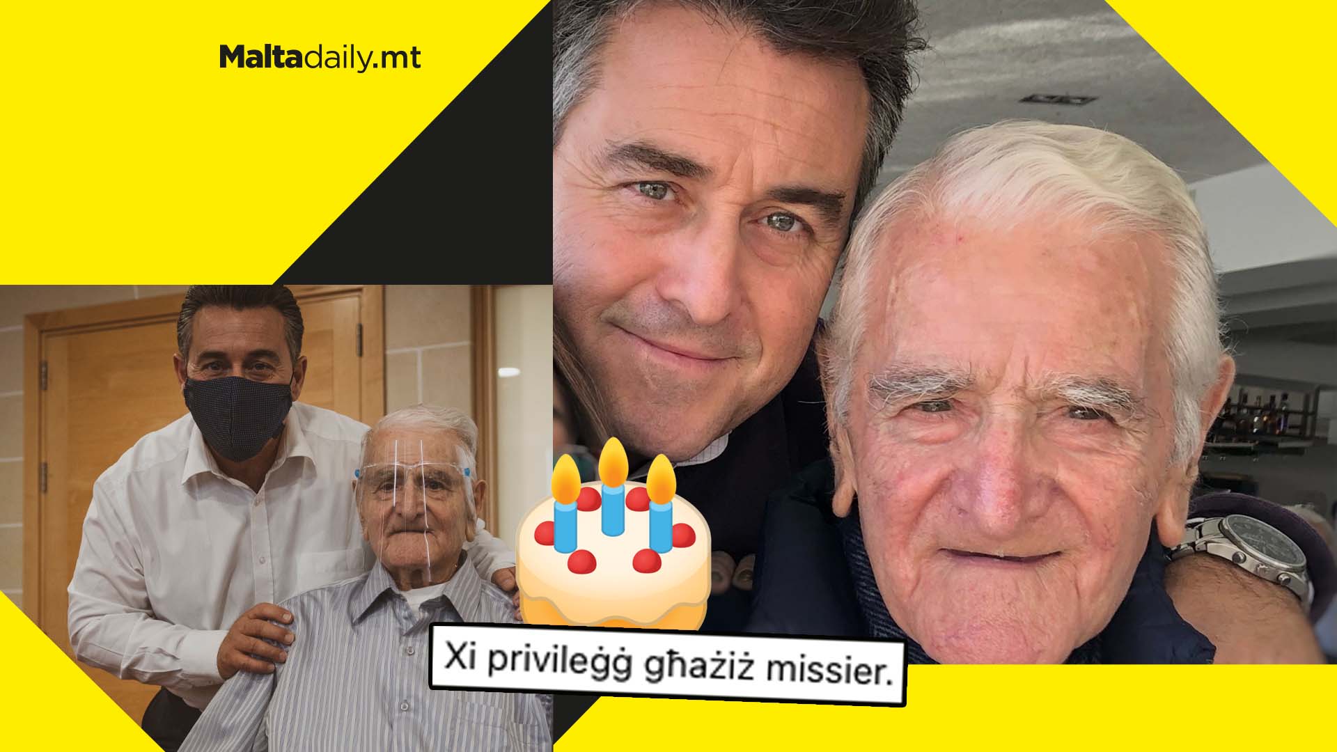 Bernard Grech celebrates his father’s 90th birthday