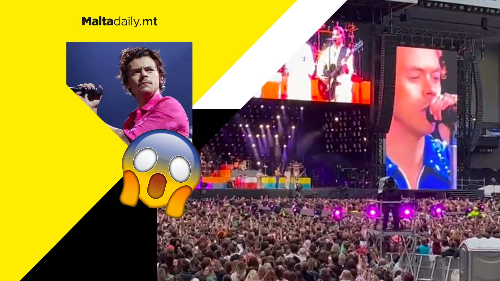 Fan falls off third floor during Harry Styles concert in Glasgow