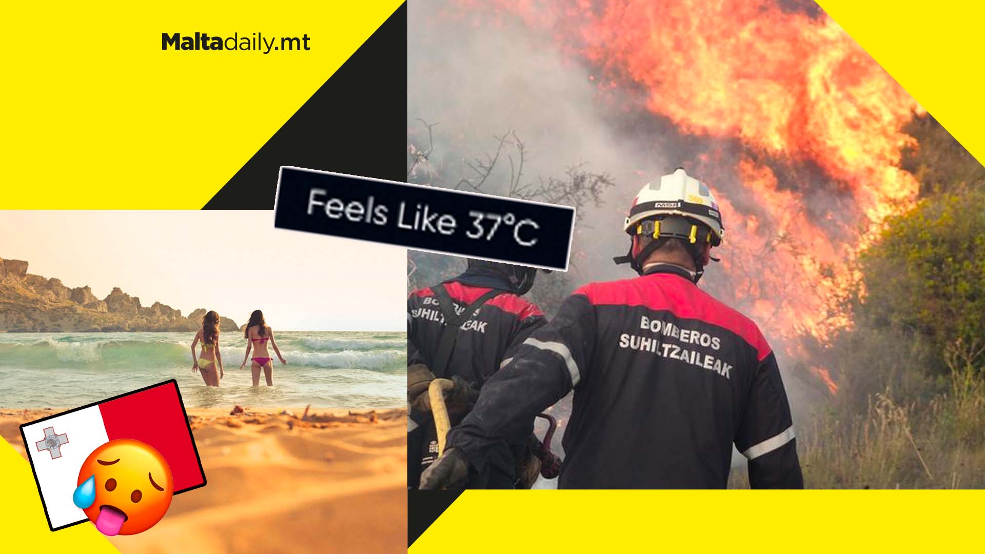 Record breaking heat waves hitting Europe; Malta braces for infernal week