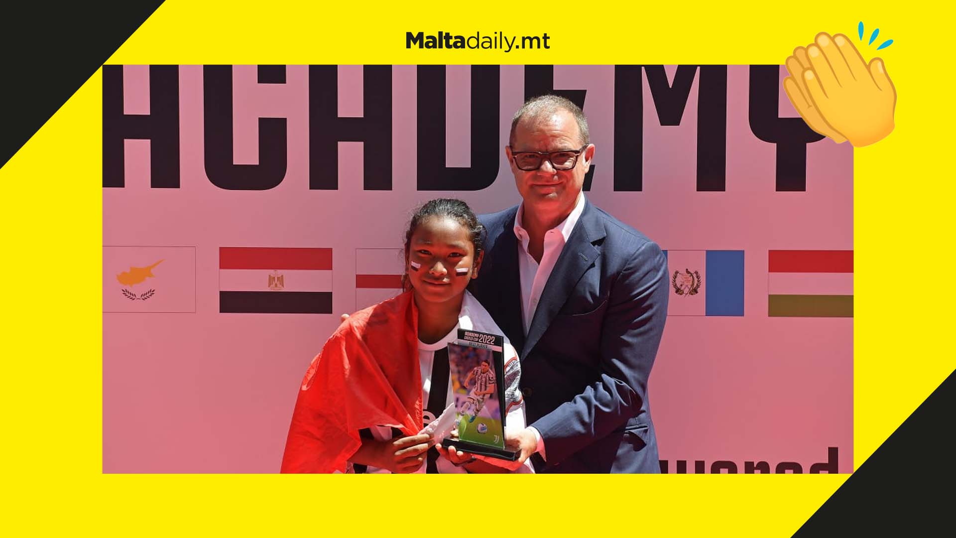 Local 11-year-old footballer awarded best player by Juventus Academy World Cup