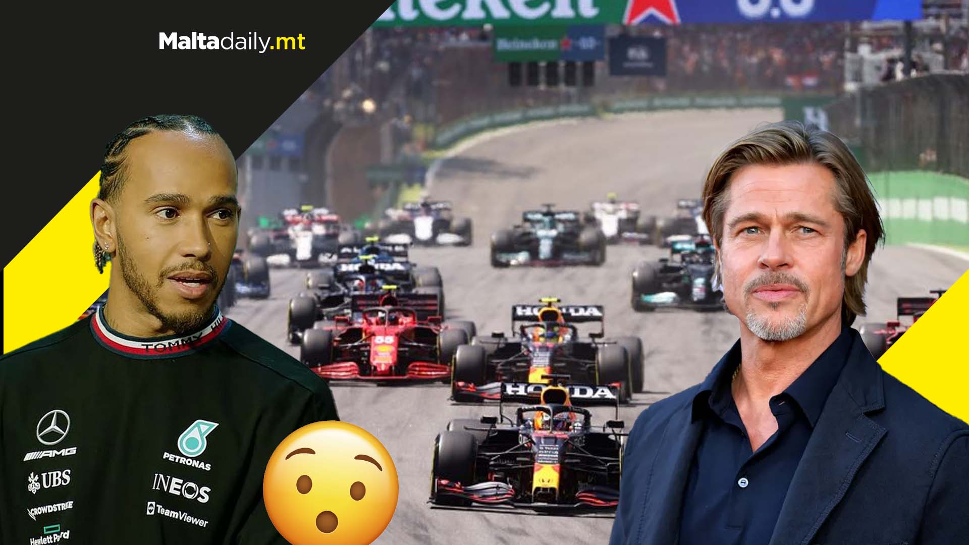 Lewis Hamilton and Brad Pitt to work on Formula 1 film together