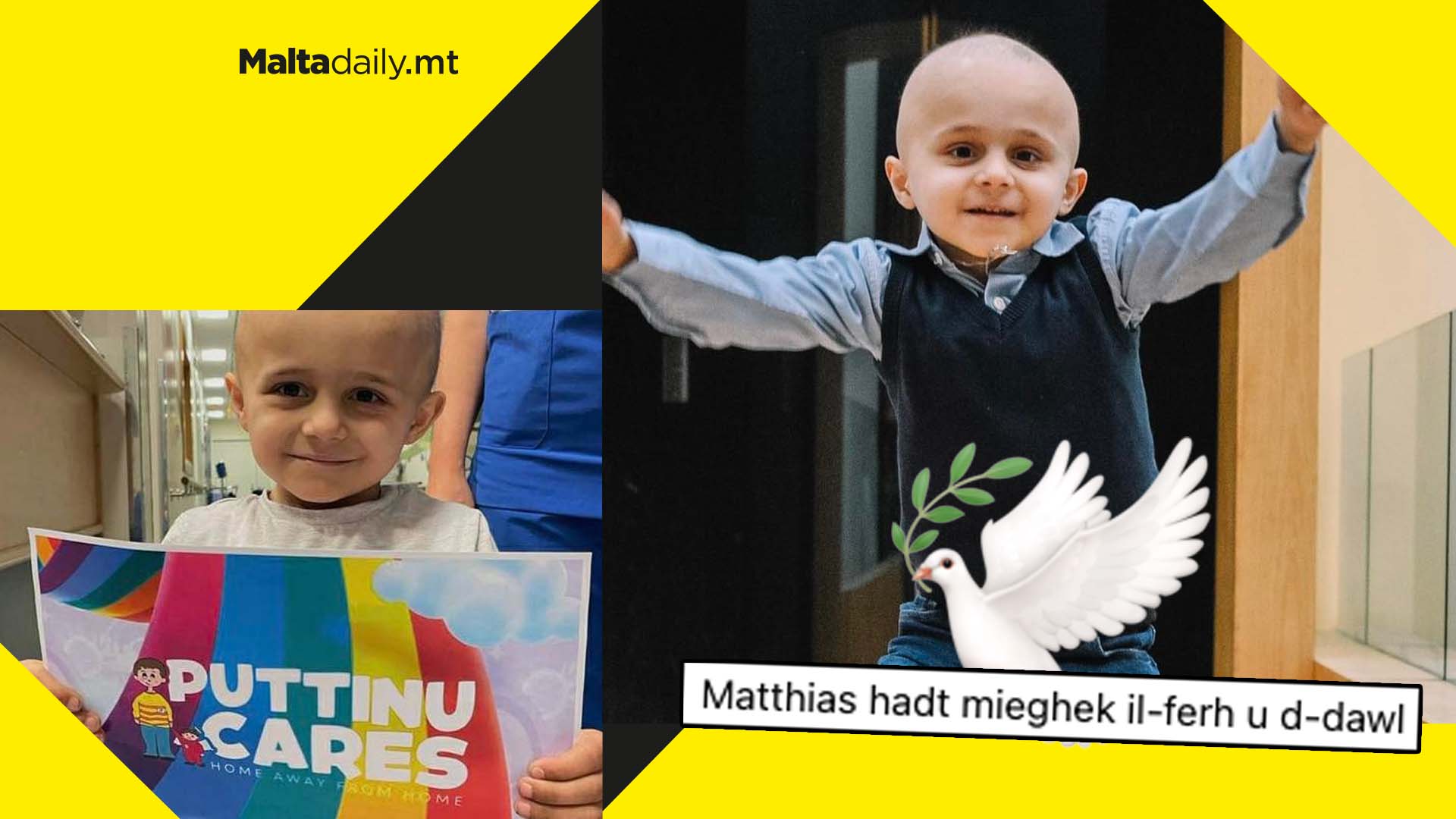Tributes pour in for late 5-year-old Puttinu patient Matthias