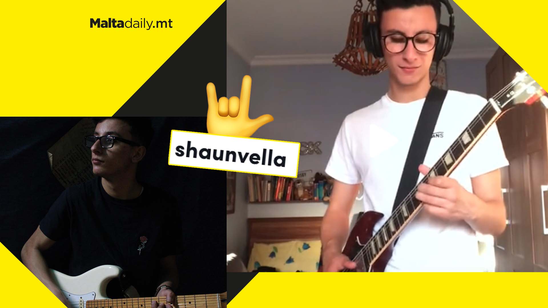 Young local guitarist Shaun Vella racking views with solo covers