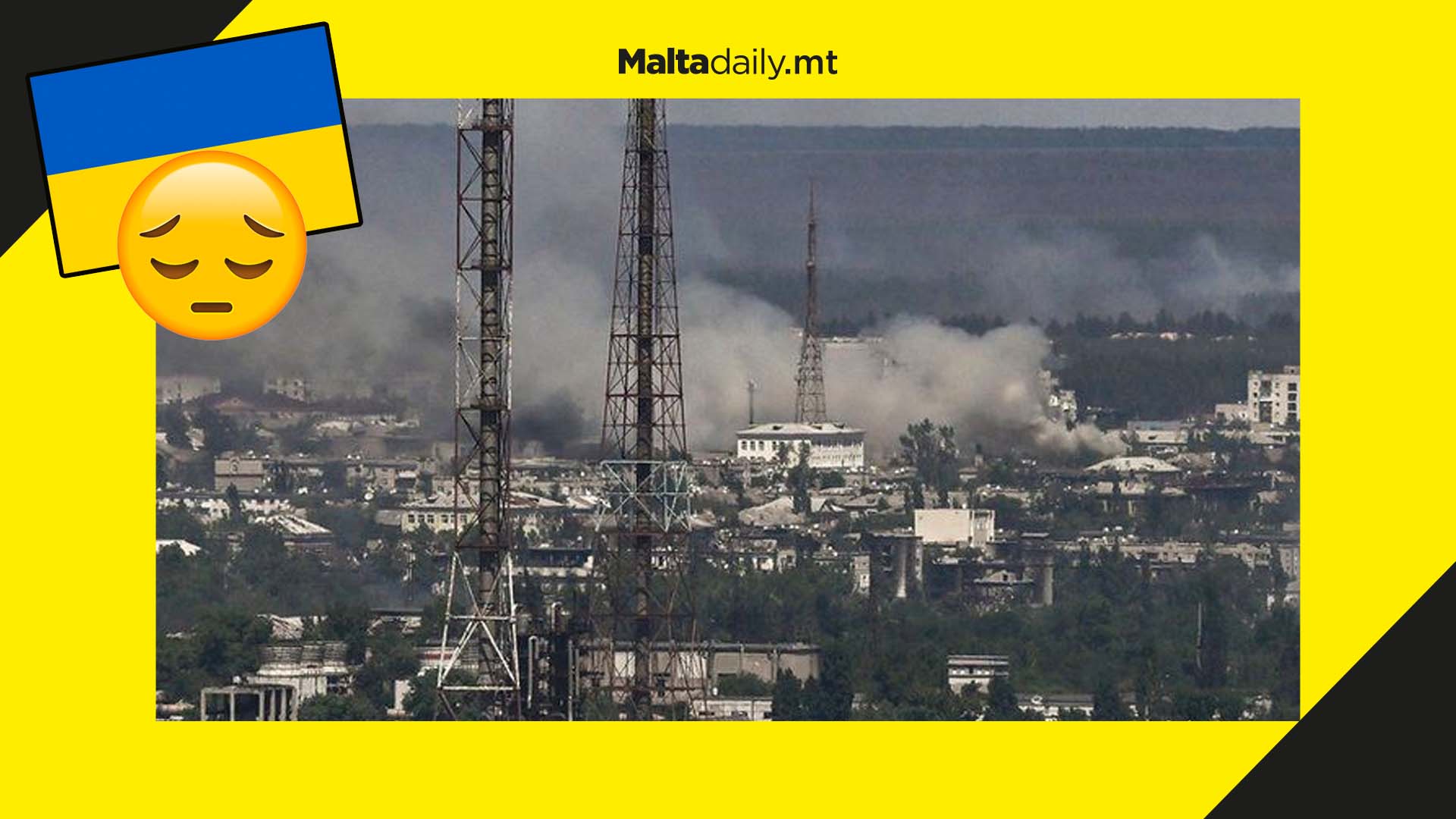 Ukrainian chemical plant hit during Russian shelling