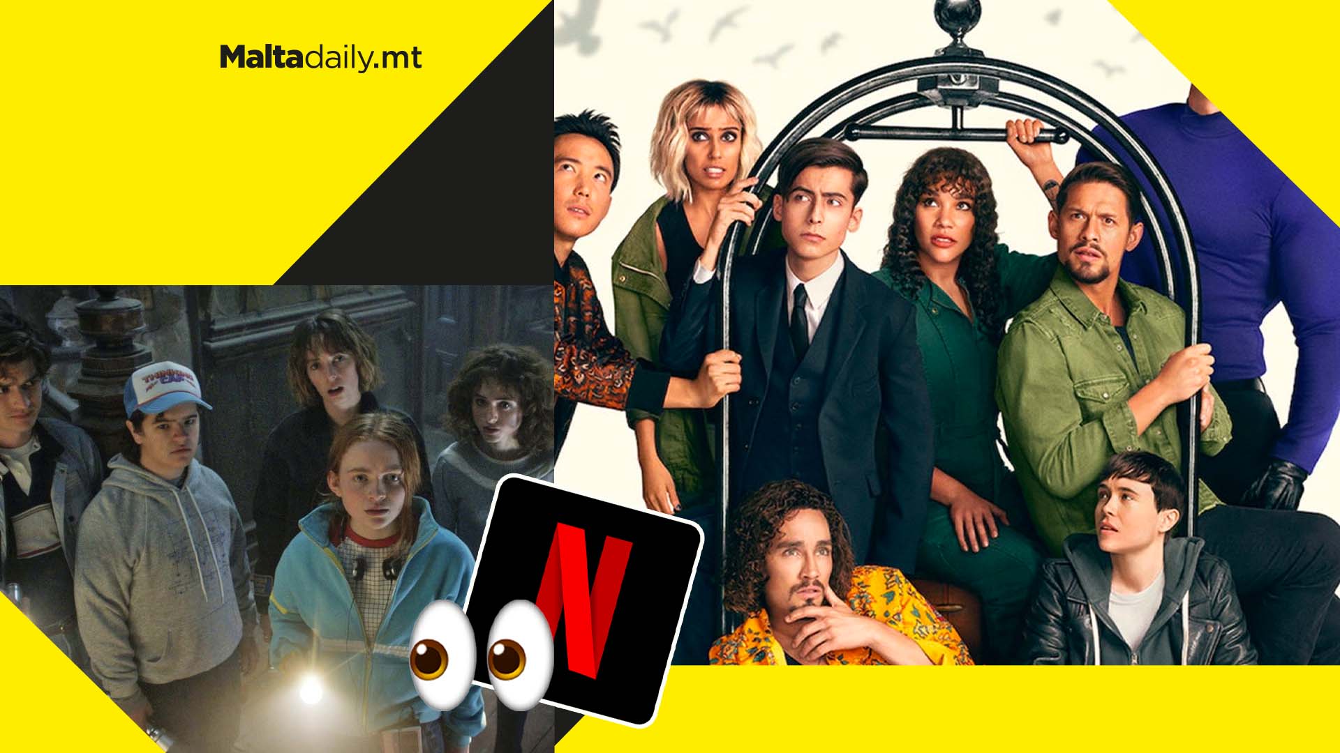 Stranger Things S4 loses top spot on Netflix to Umbrella Academy S3