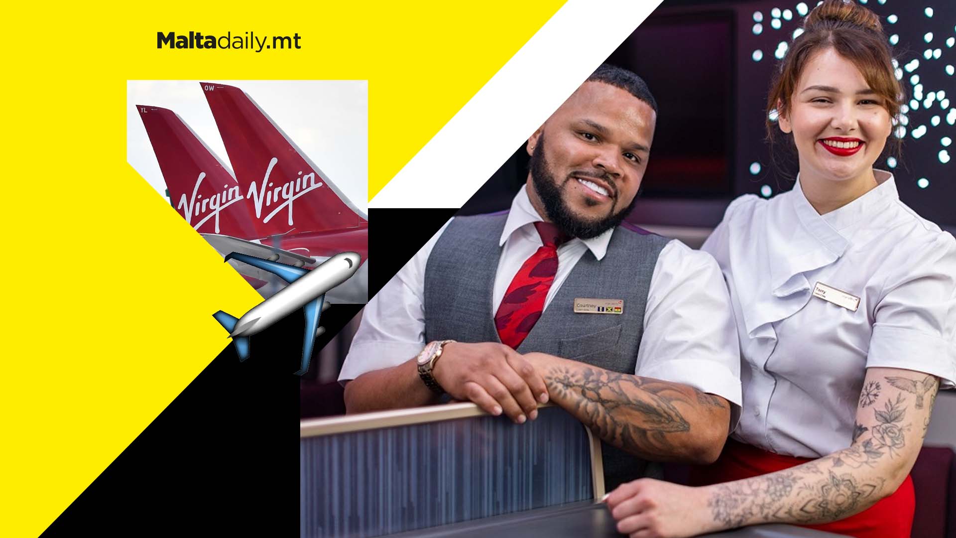 Airline Virgin Atlantic to allow cabin crew to show their tattoos