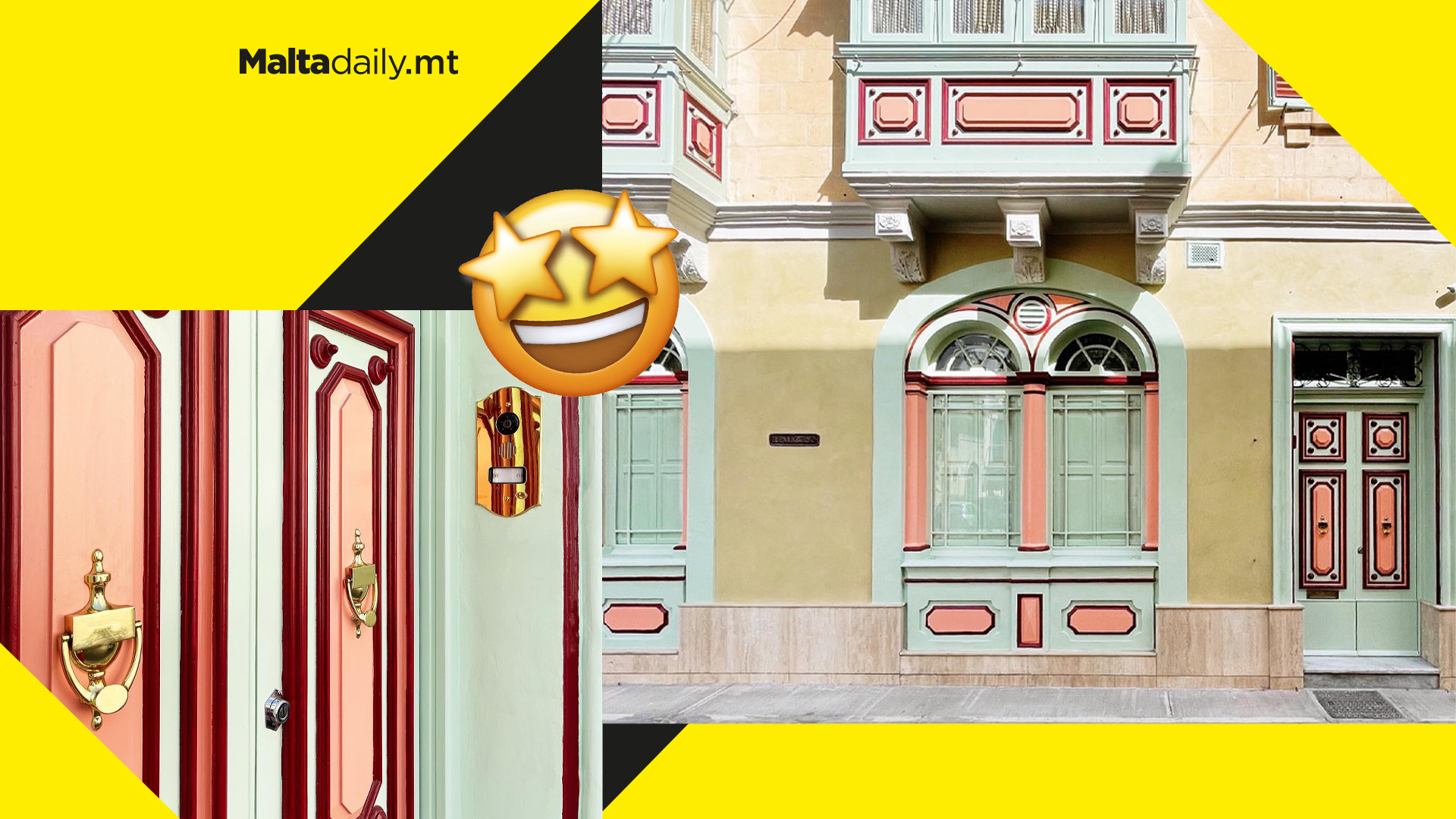 This newly-renovated Maltese facade is the most gorgeous thing you'll see all day